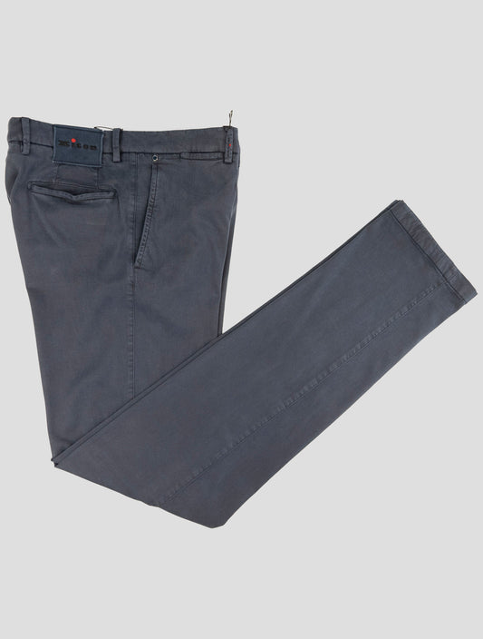 Kiton Blue Lyocell Ea Pants