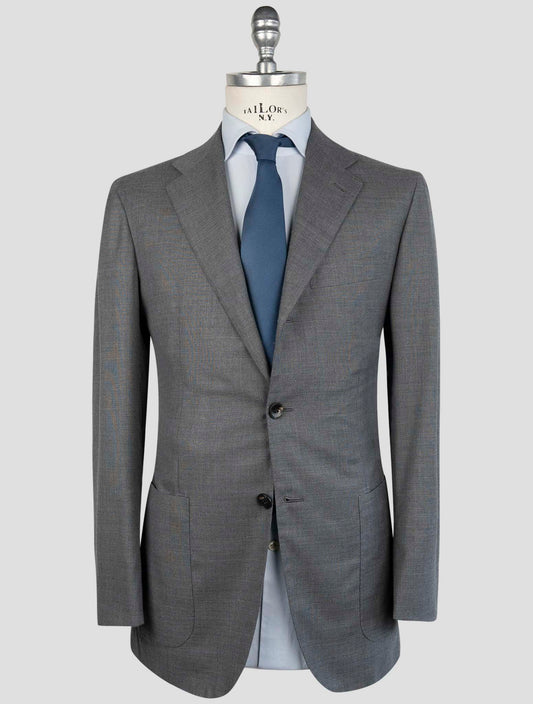 Kiton Gray Wool Suit