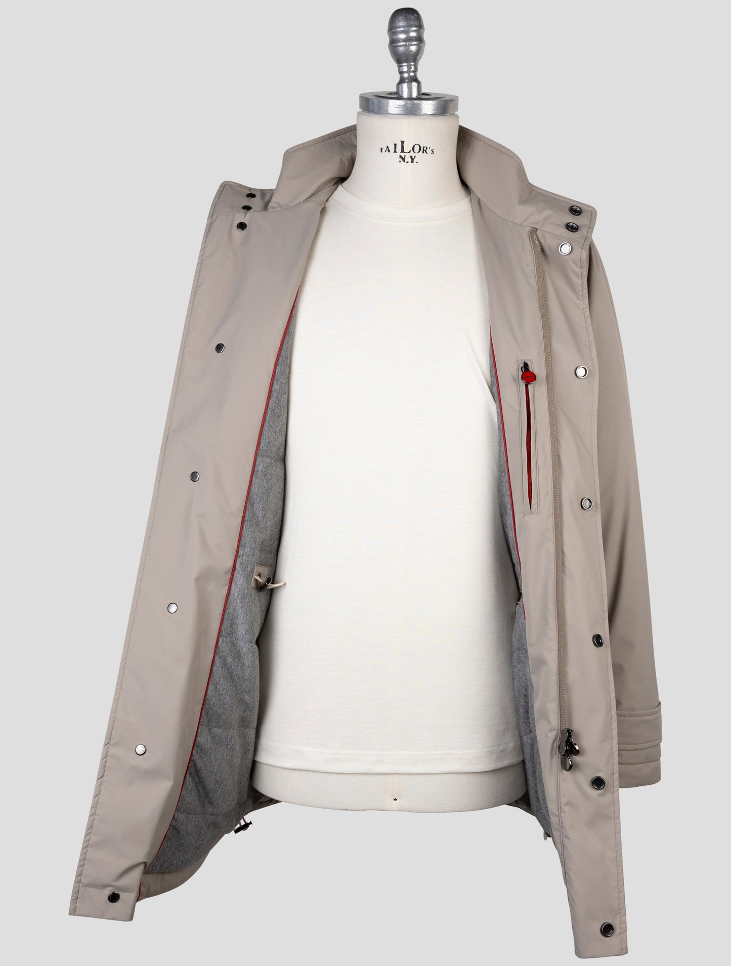 Kiton Beige Pl Coat
