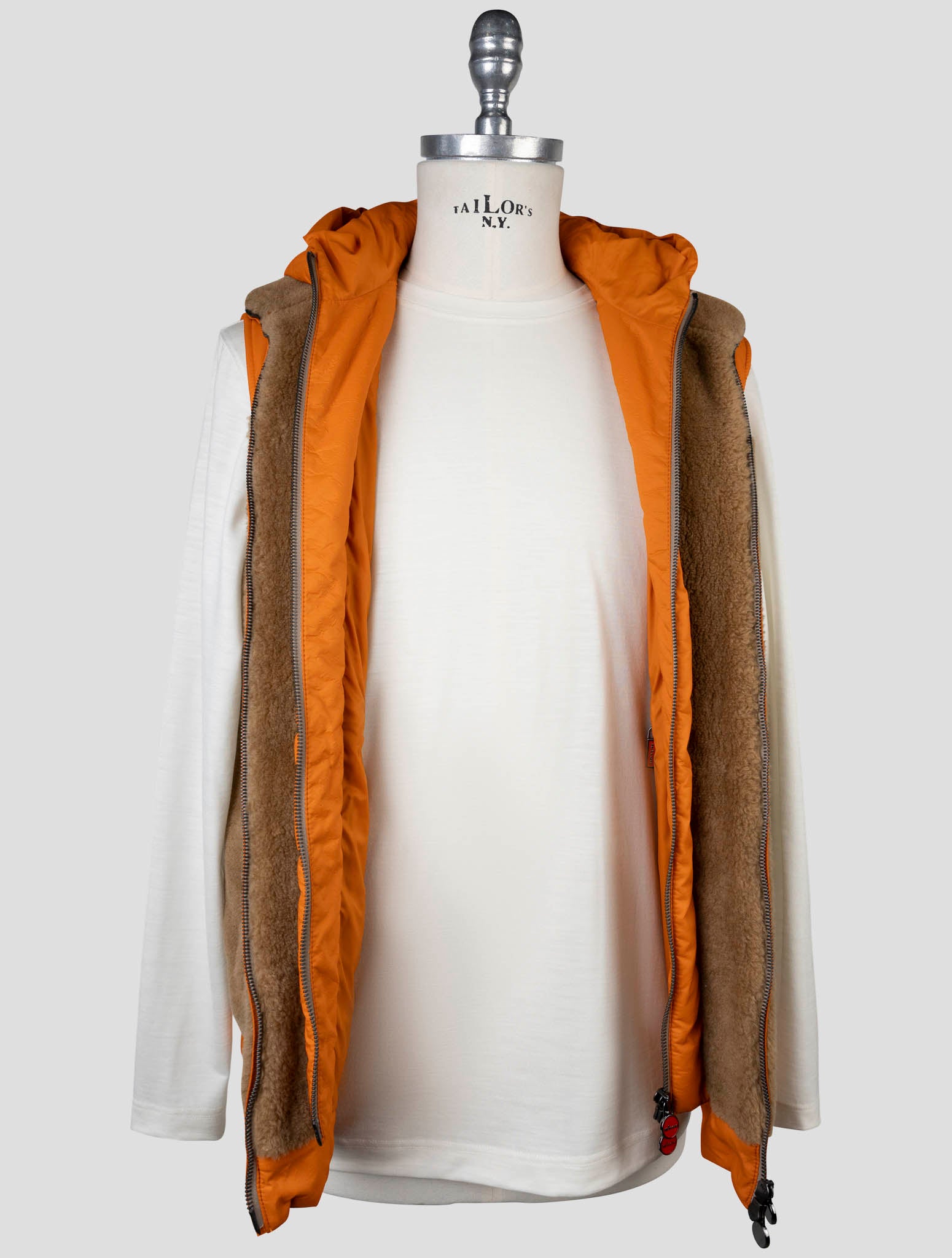 Kiton Brown Orange Camel Gilet