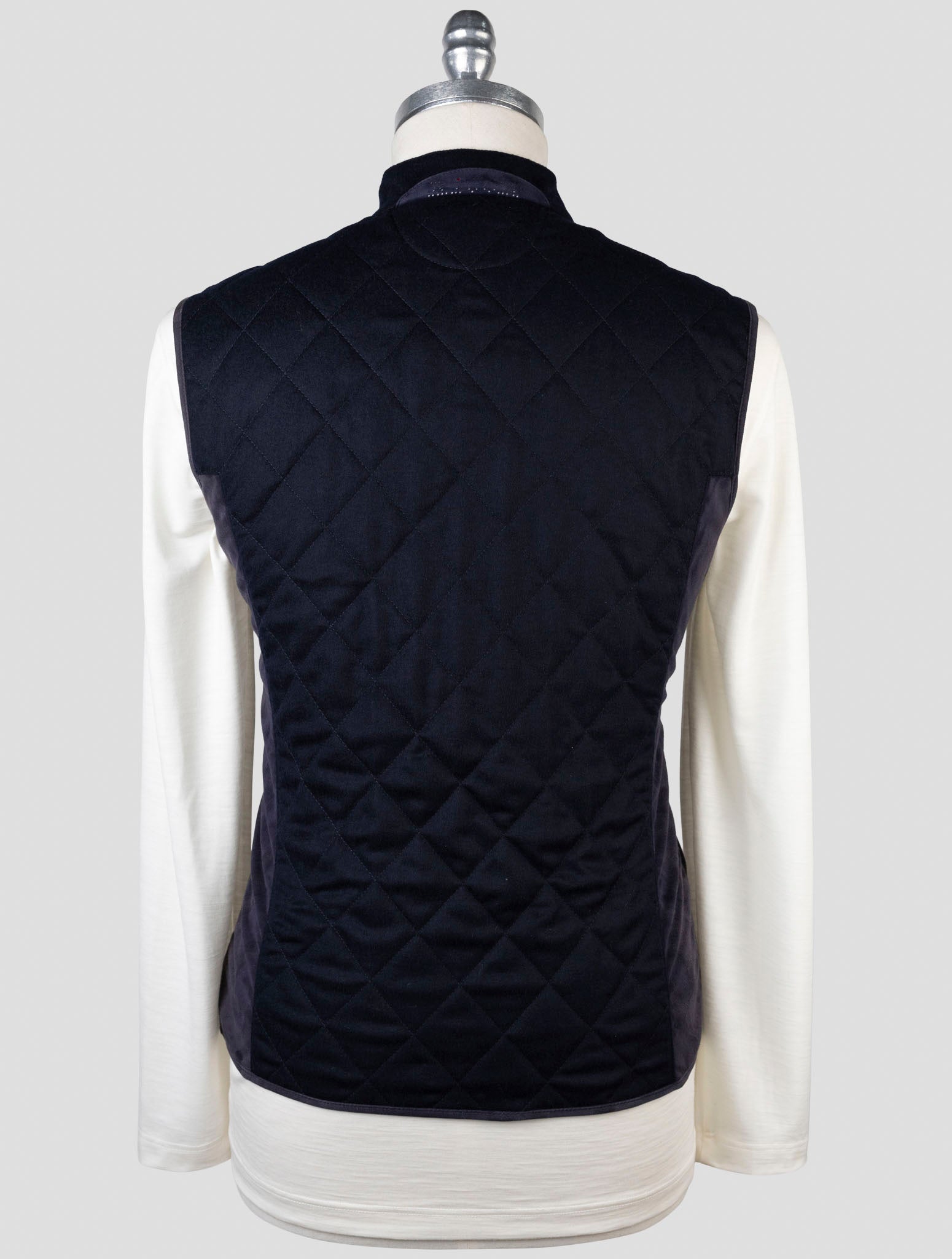 Kiton Blue Cashmere Gilet