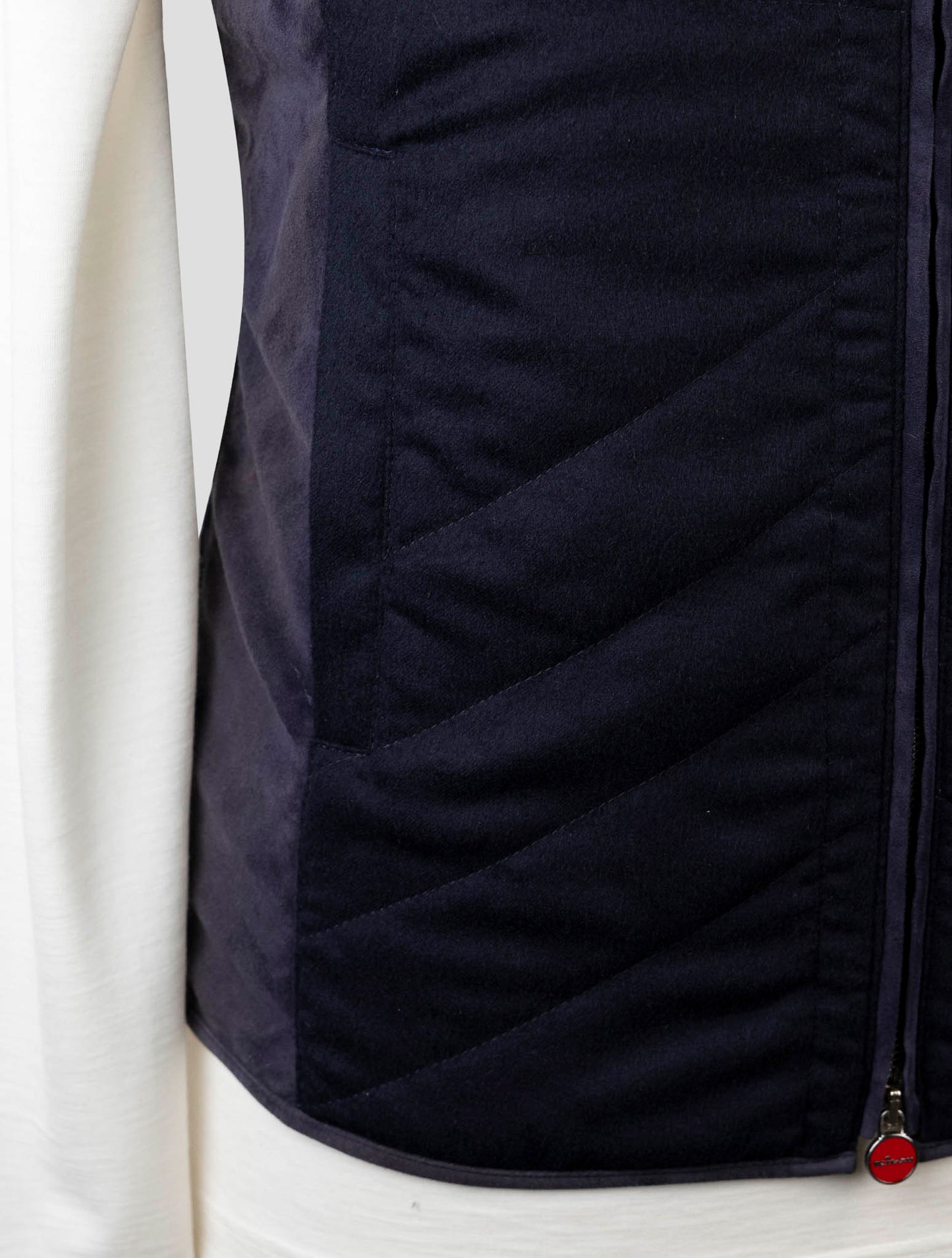 Kiton Blue Cashmere Gilet