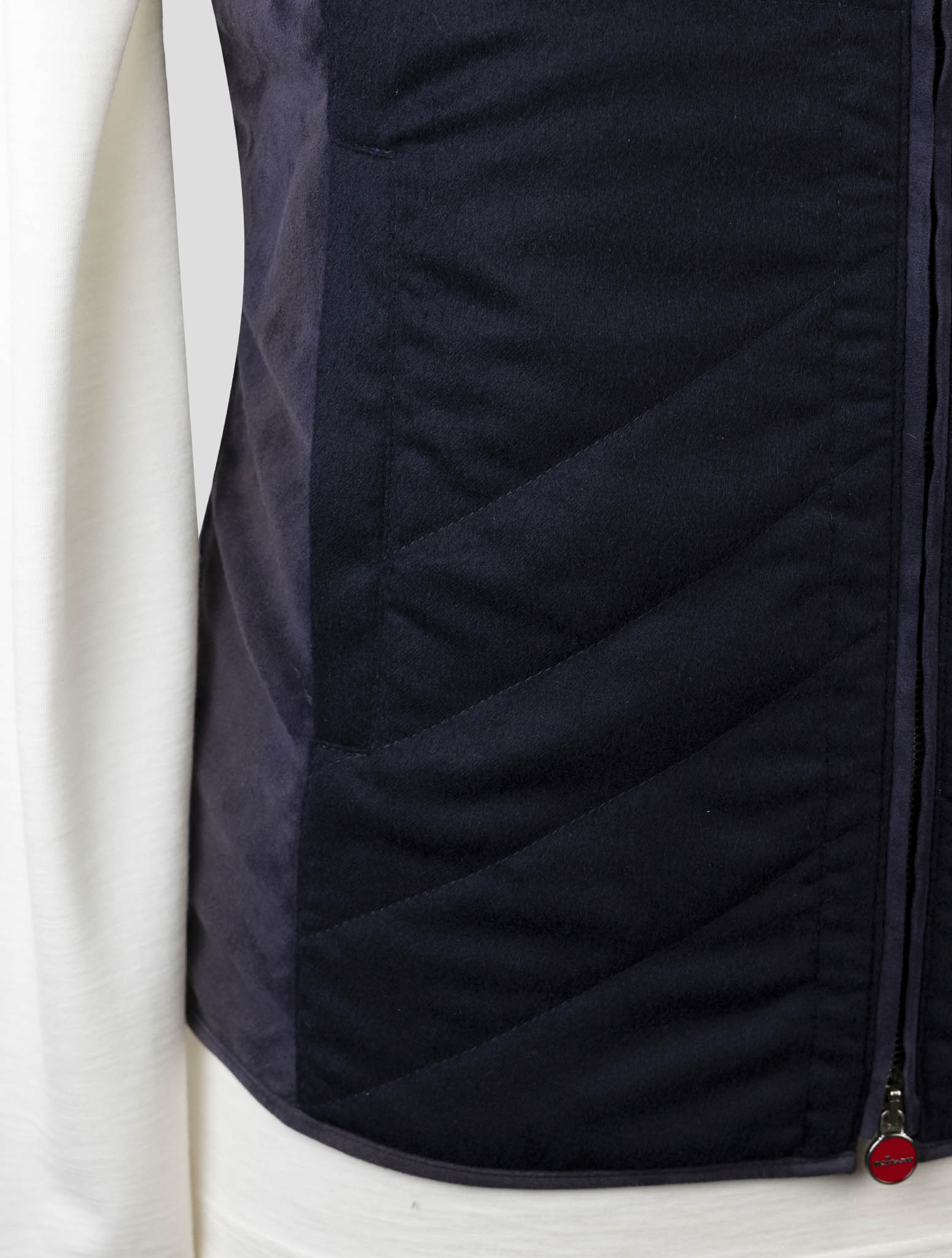 Kiton Blue Cashmere Gilet