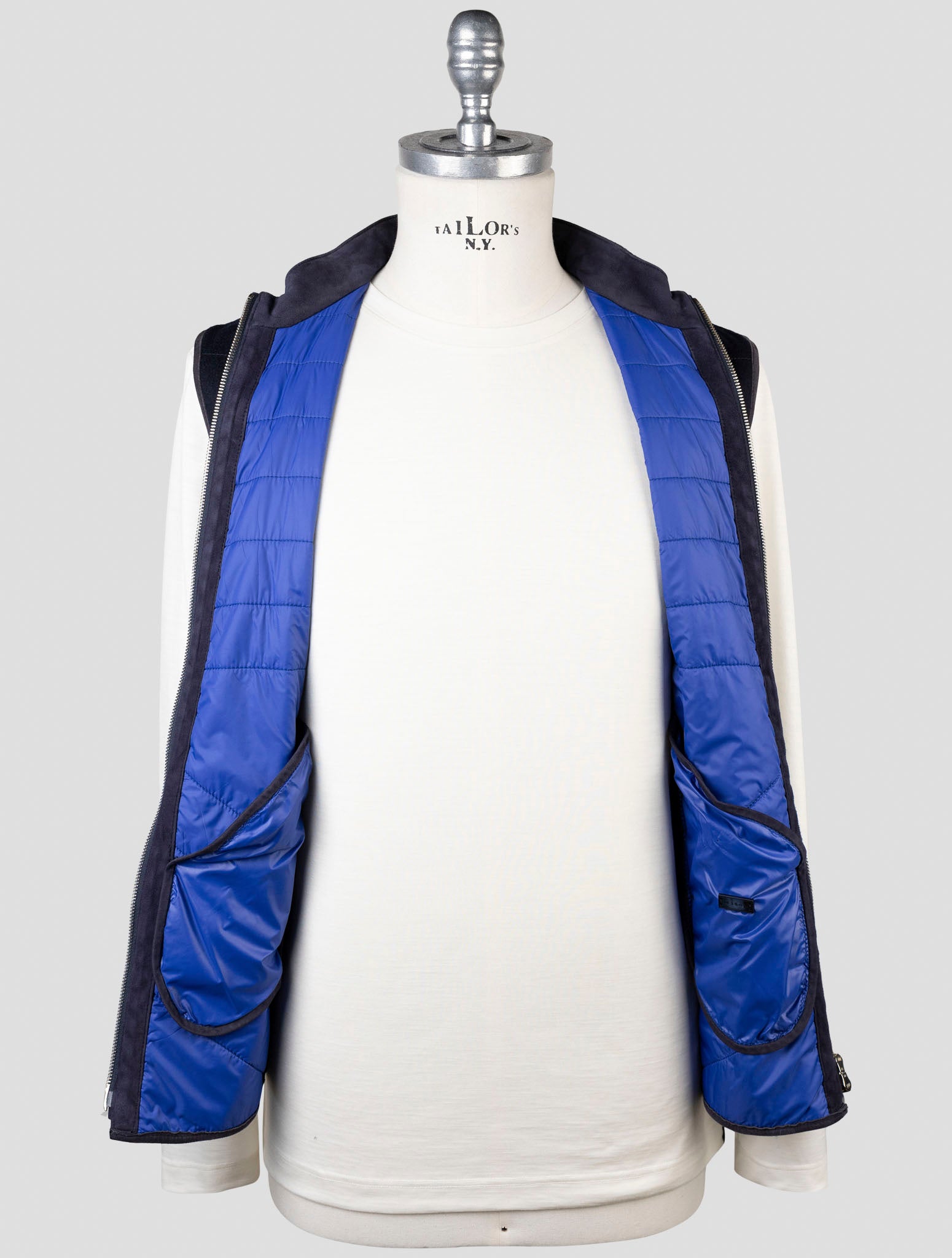 Kiton Blue Cashmere Gilet