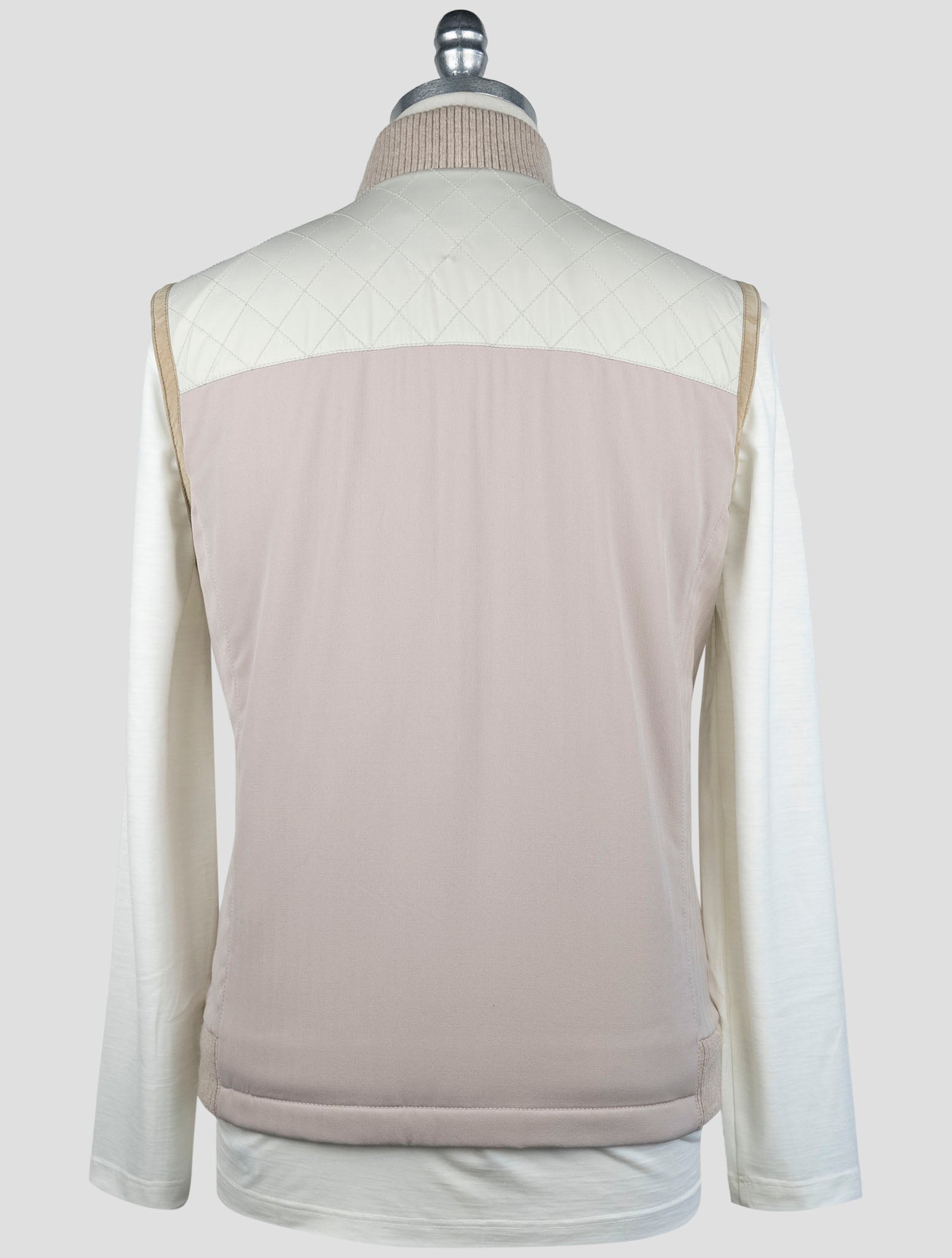 Kiton Beige Wool Ea Gilet