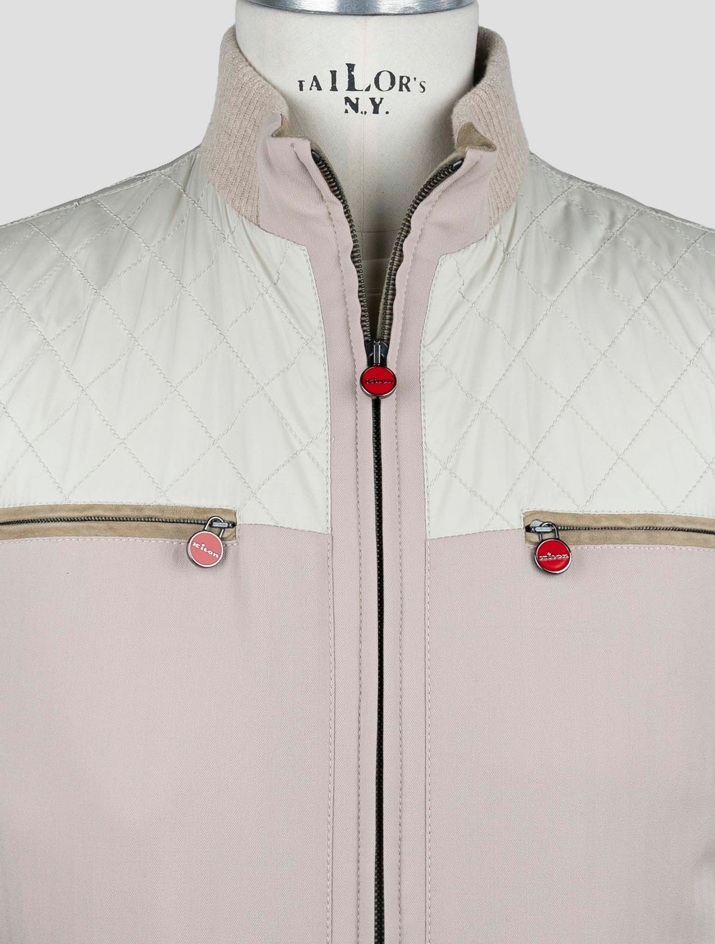 Kiton Beige Wool Ea Gilet
