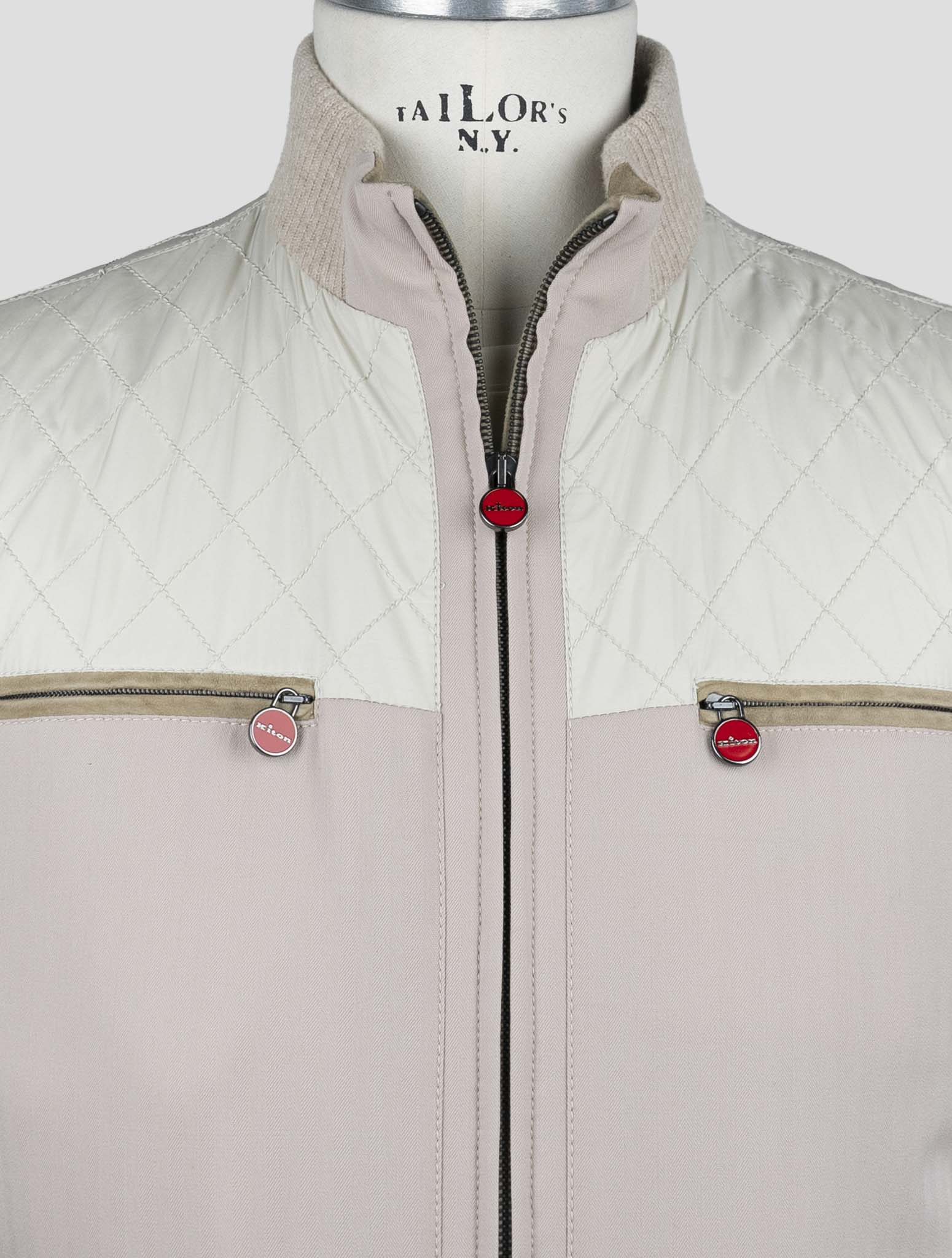 Kiton Beige Wool Ea Gilet