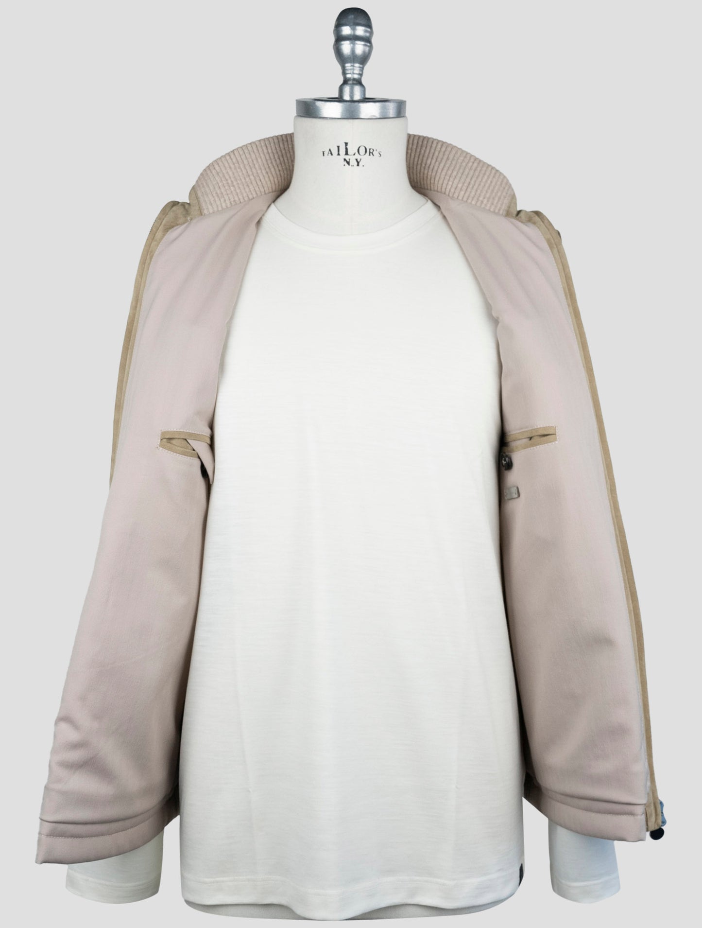 Kiton Beige Wool Ea Gilet