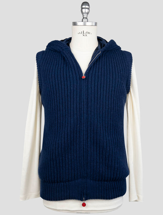 Kiton Blue Cashmere Gilet