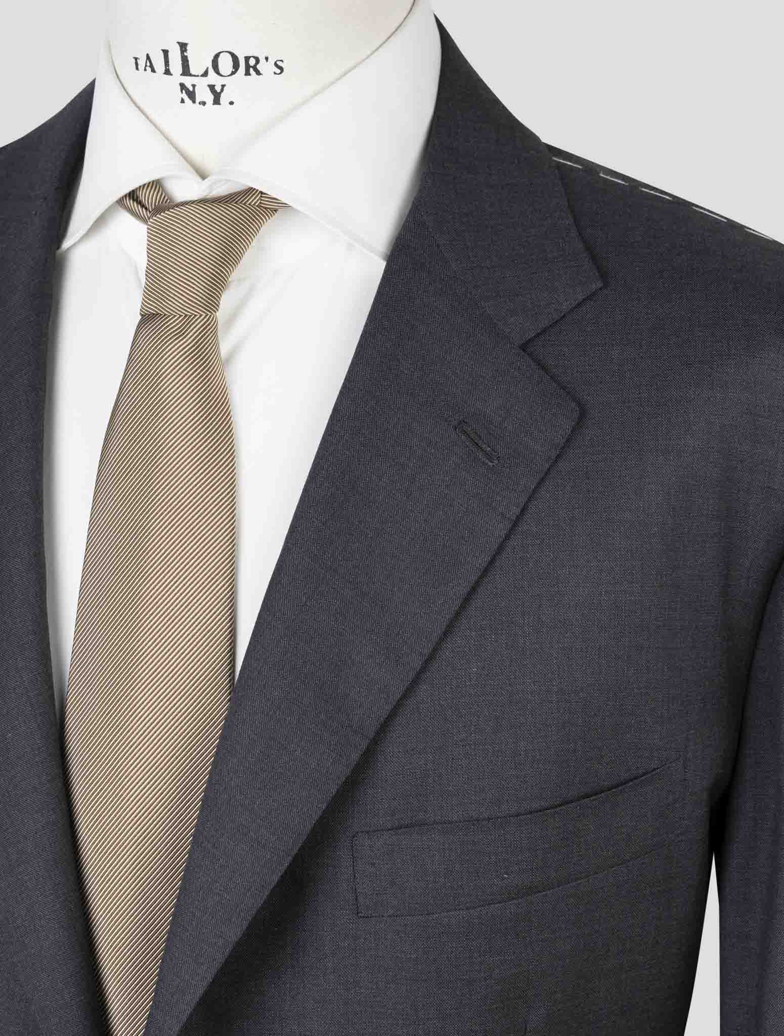 Kiton Gray Wool 14 Micron Suit