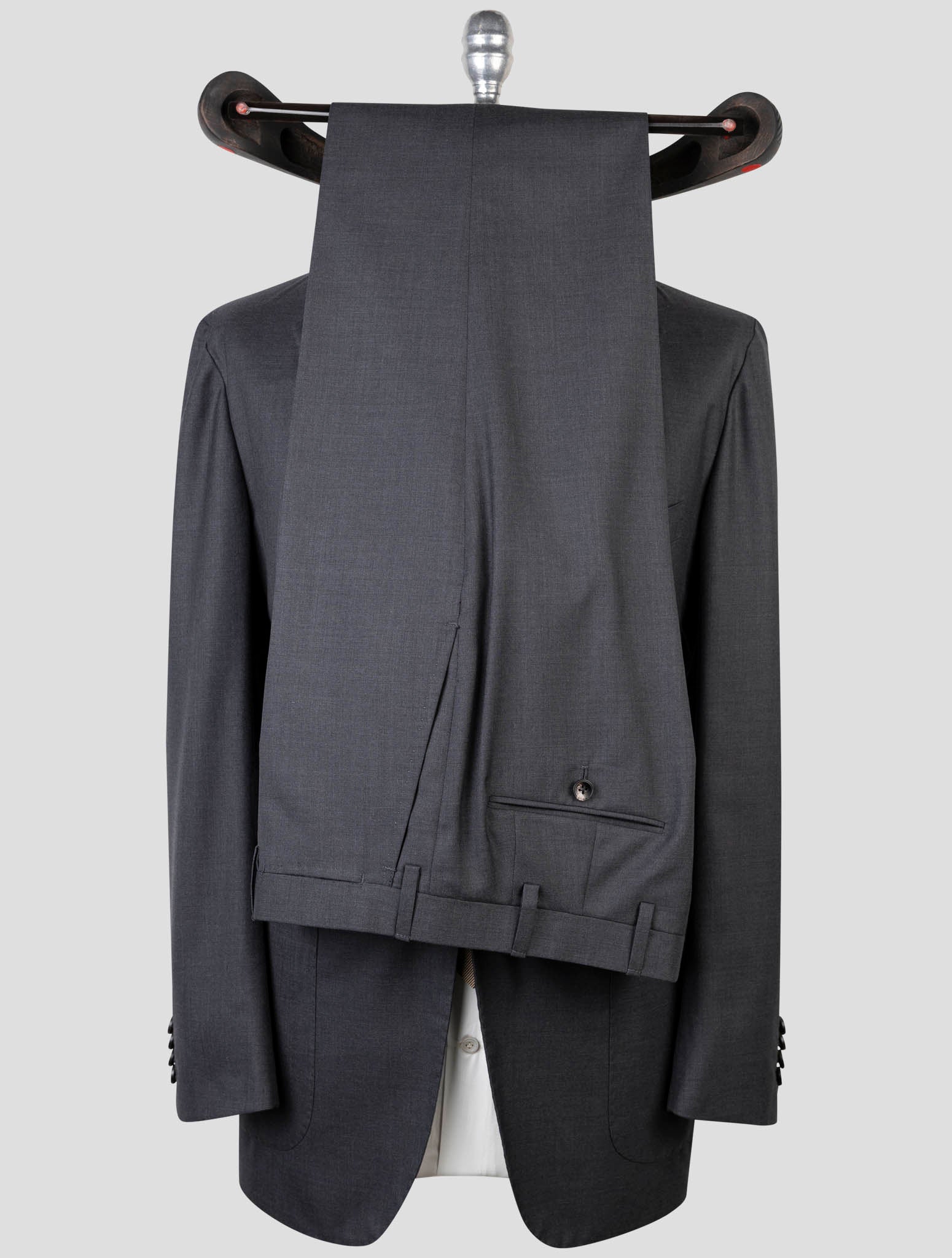 Kiton Gray Wool 14 Micron Suit