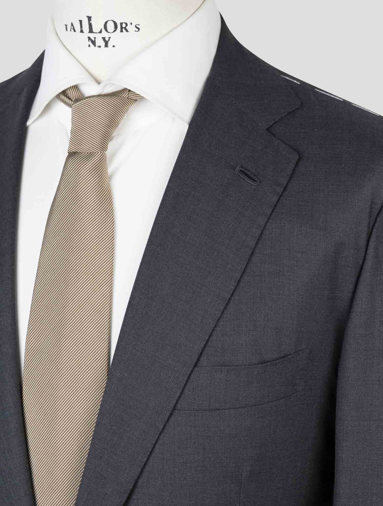 Kiton Gray Wool 14 Micron Suit