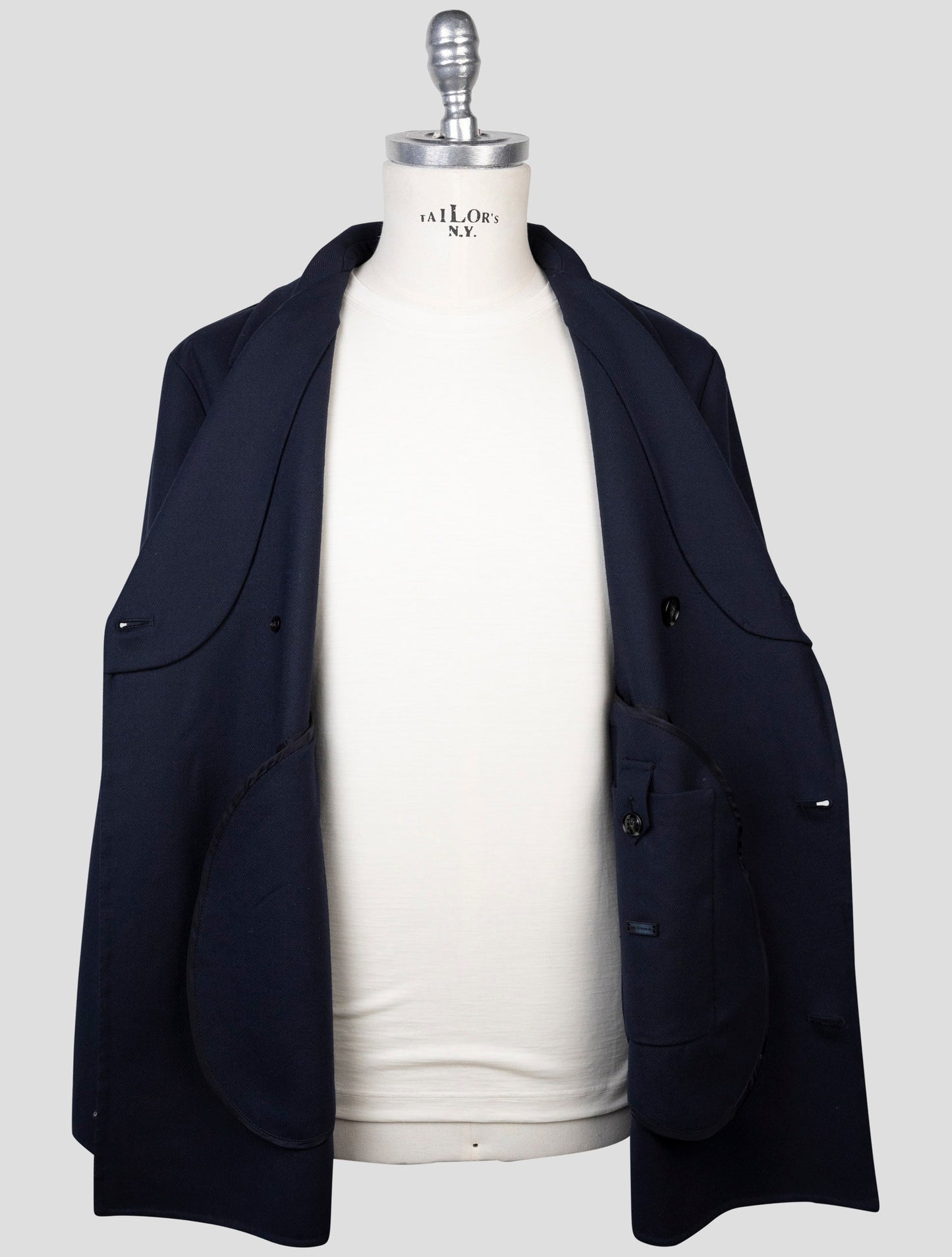 Kiton Blue Wool Ea Pa