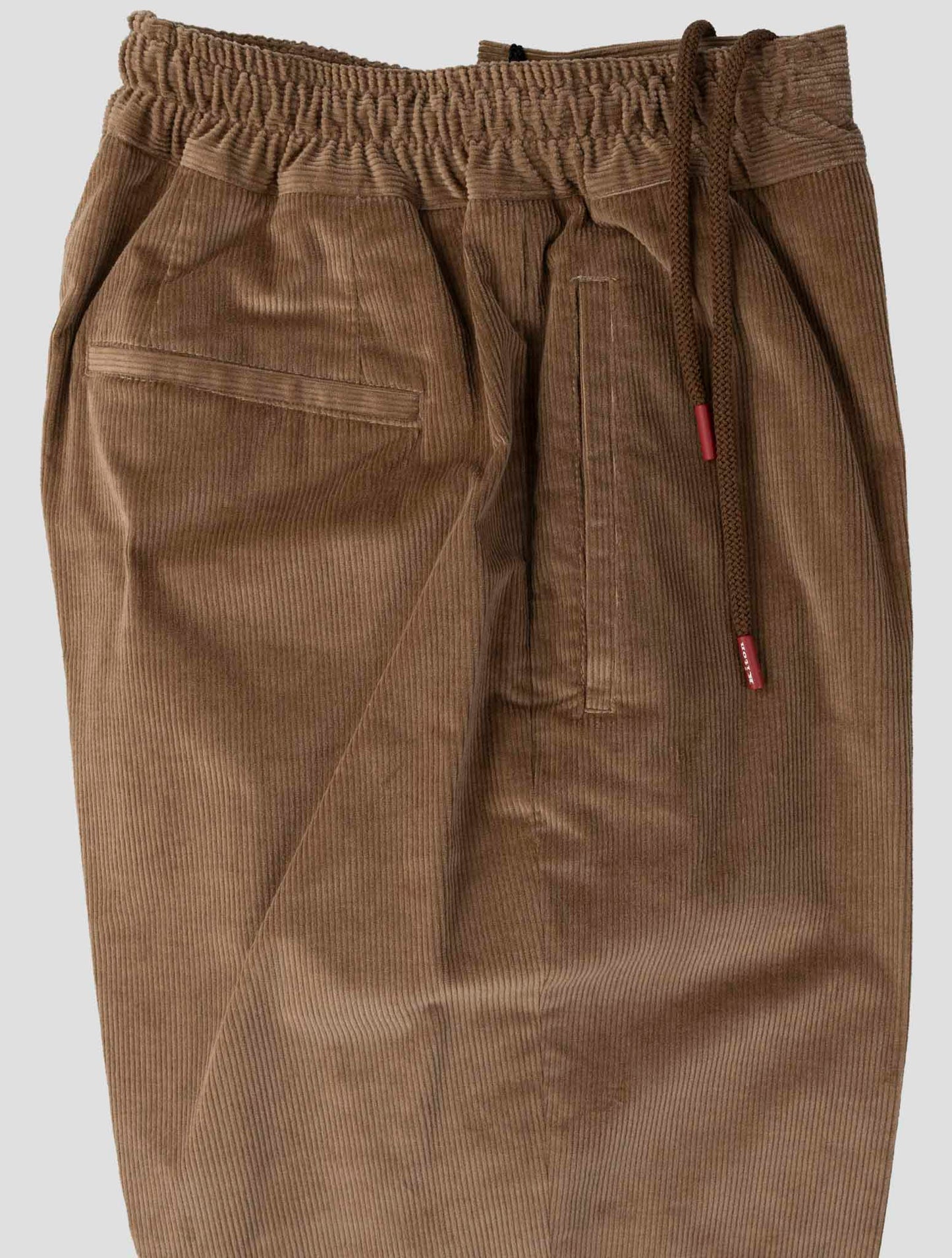 Kiton Brown Cotton Wool Ea Velvet Pants