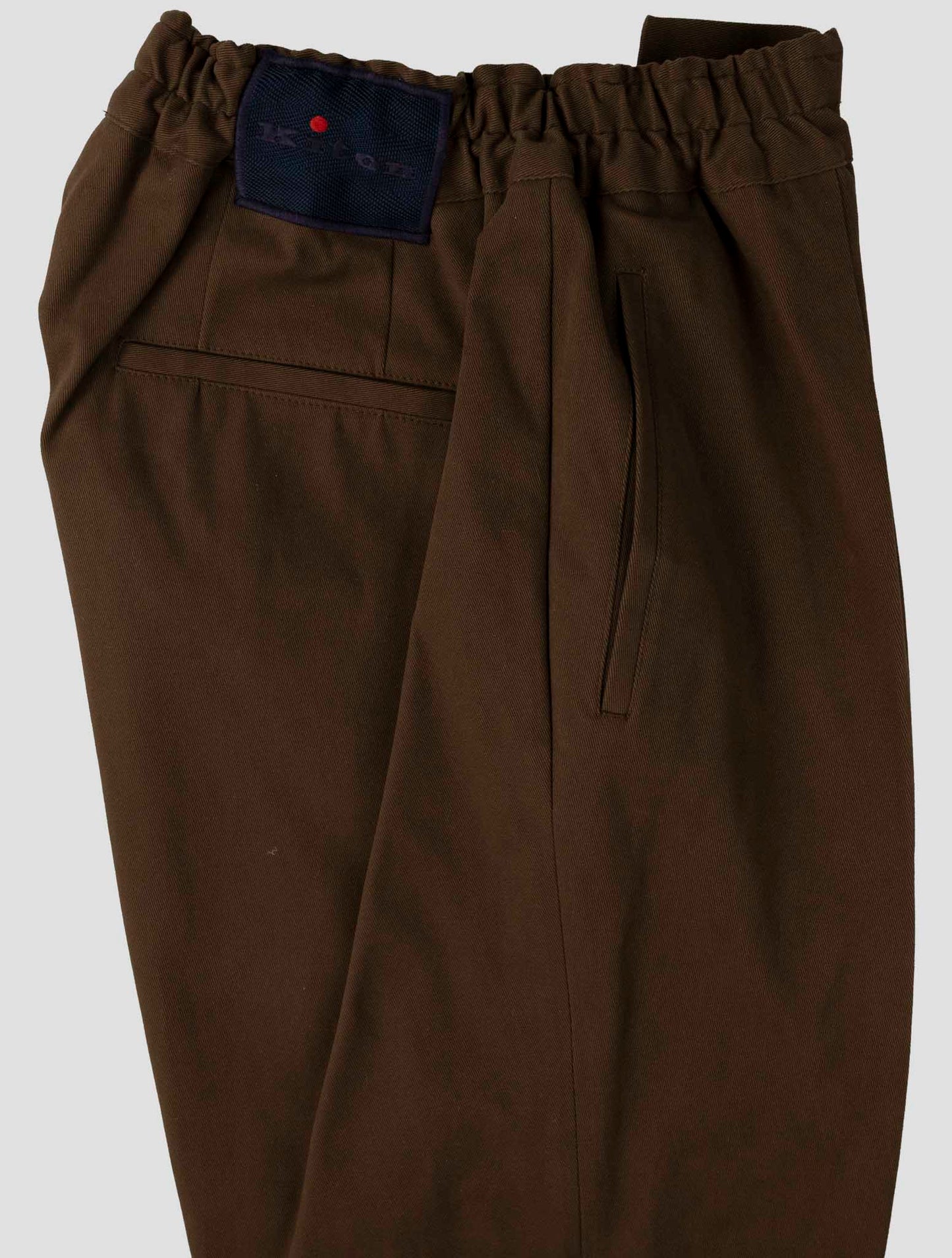 Kiton Brown Cotton Ea Pants