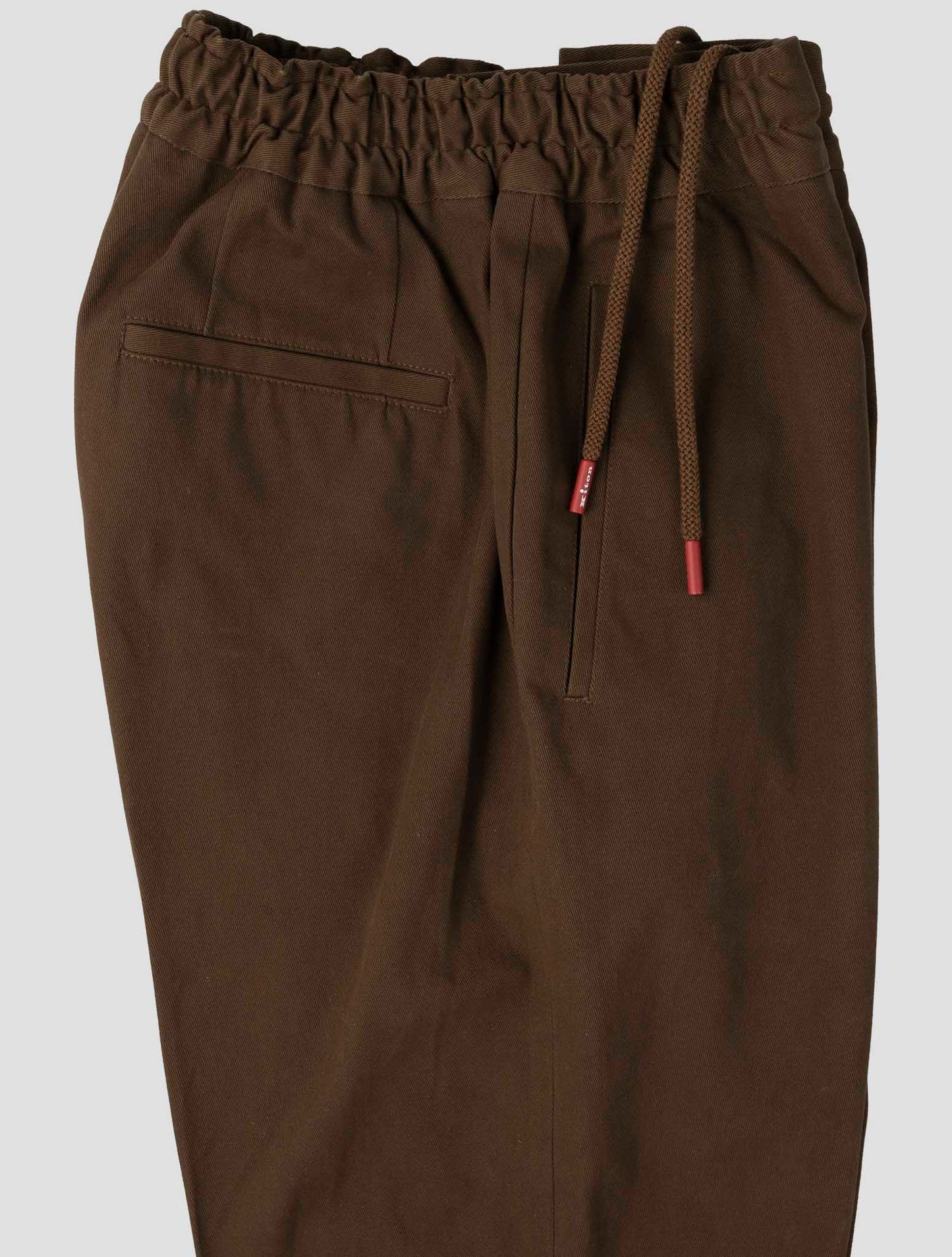 Kiton Brown Cotton Ea Pants