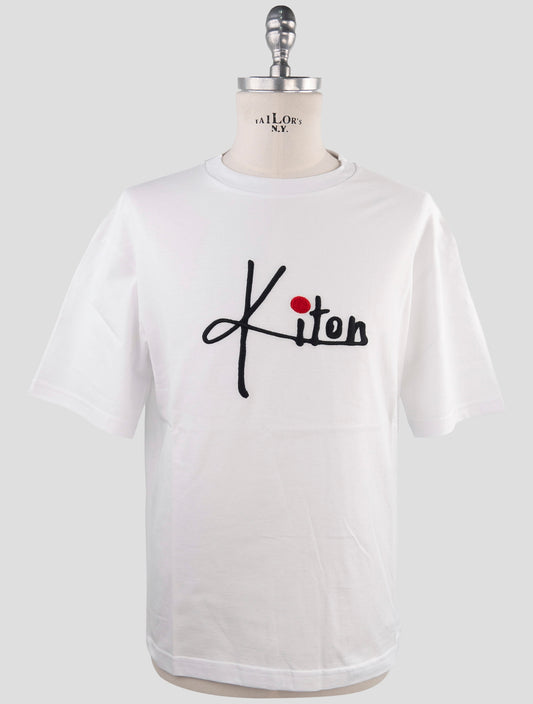 Kiton White Cotton T-Shirt