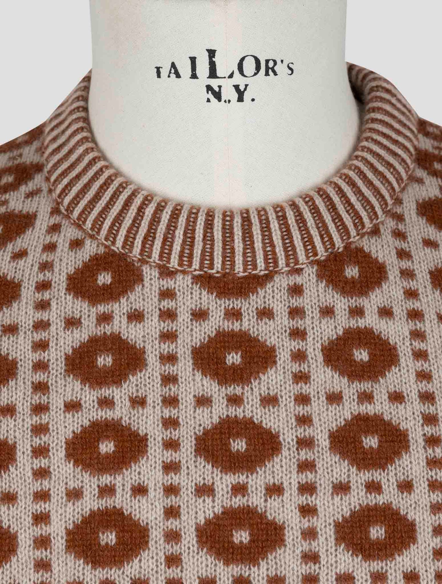 Kiton Brown Cashmere Sweater Crewneck