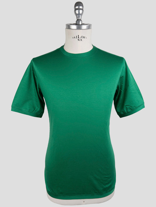 Kiton Green Cotton T-Shirt