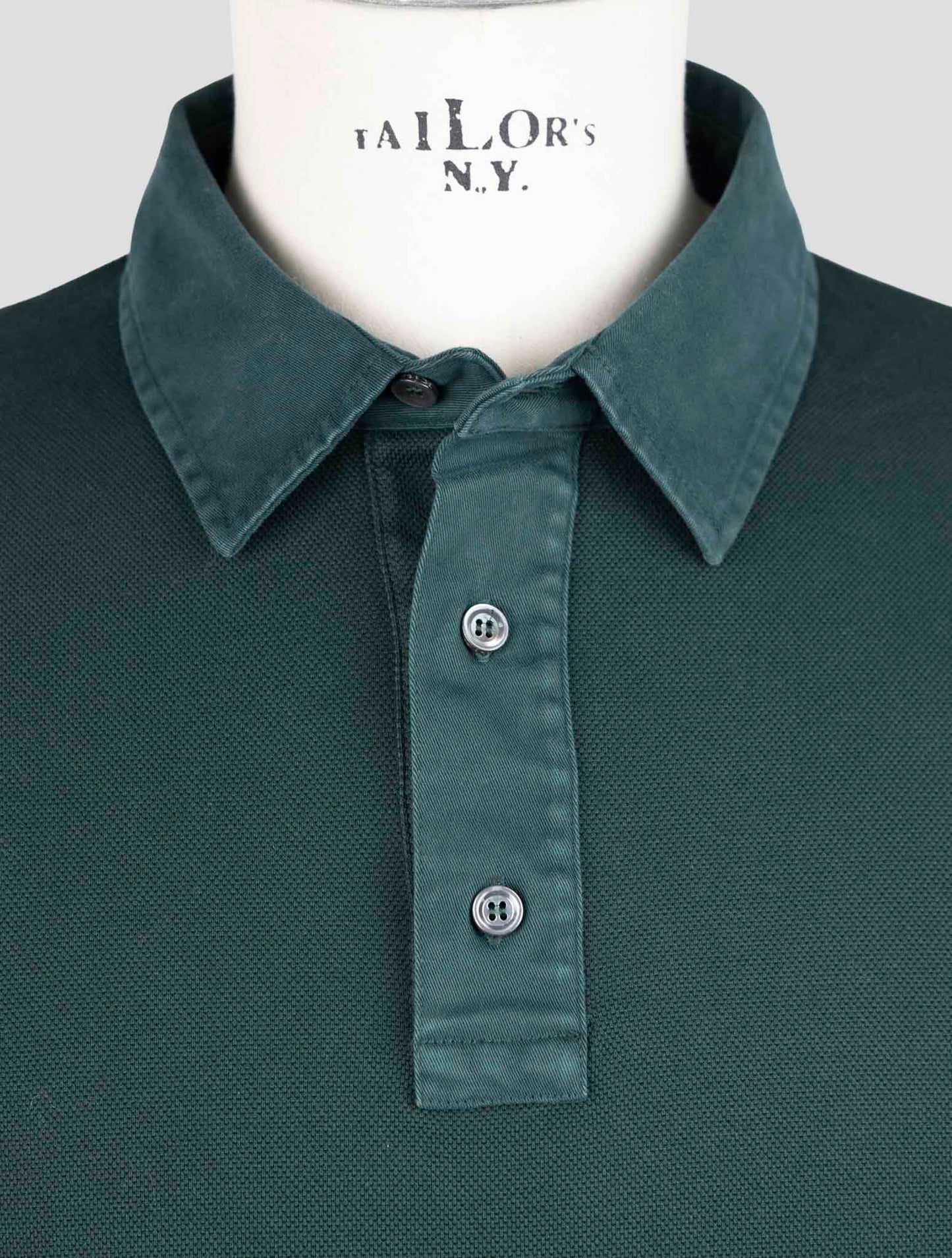 Kiton Green Cotton Ea Sweater Polo