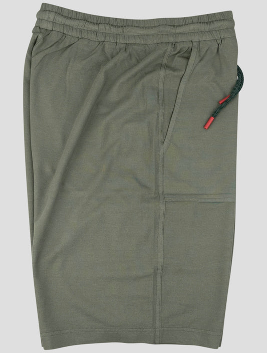 Kiton Green Cotton Short Pant