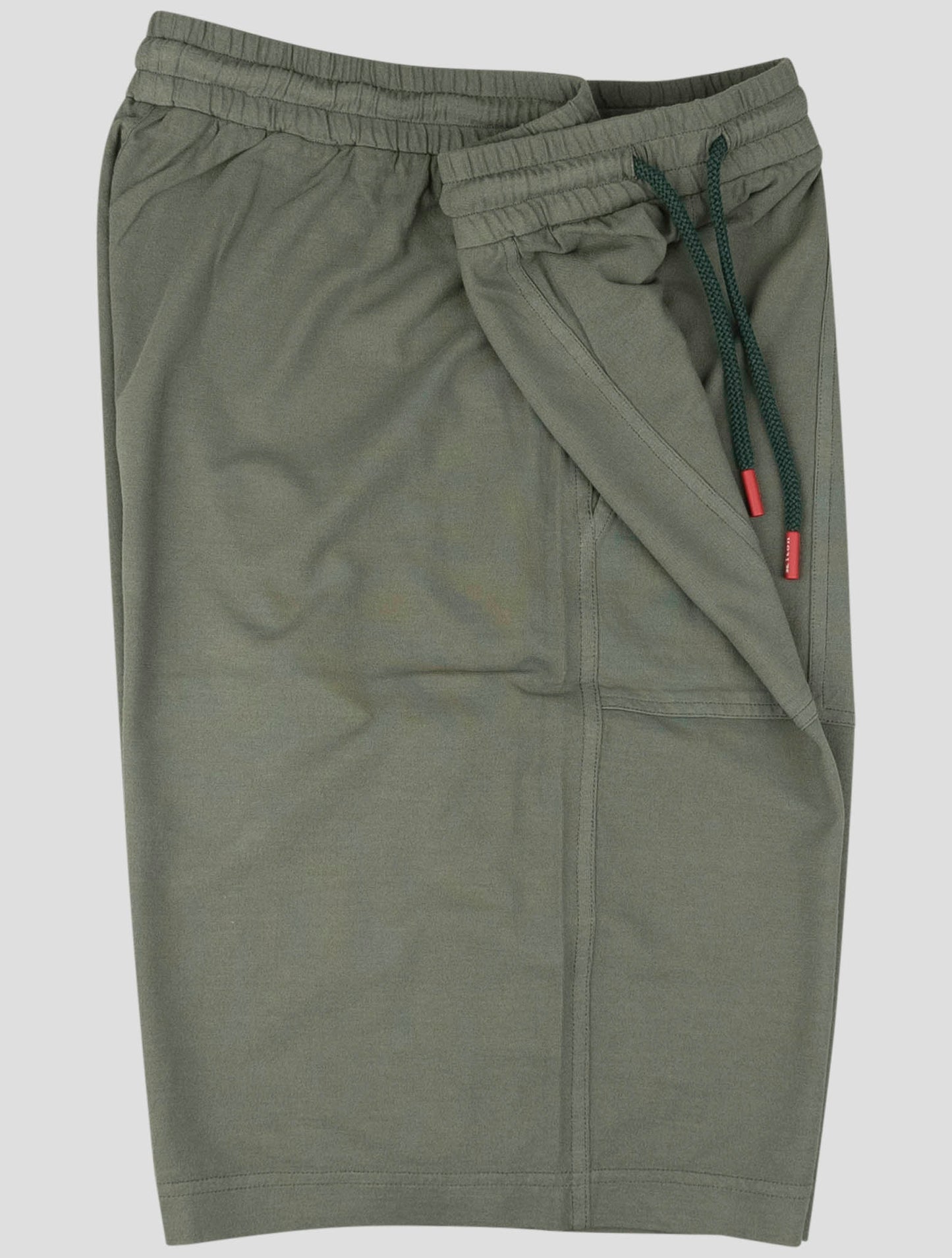 Kiton Green Cotton Short Pant