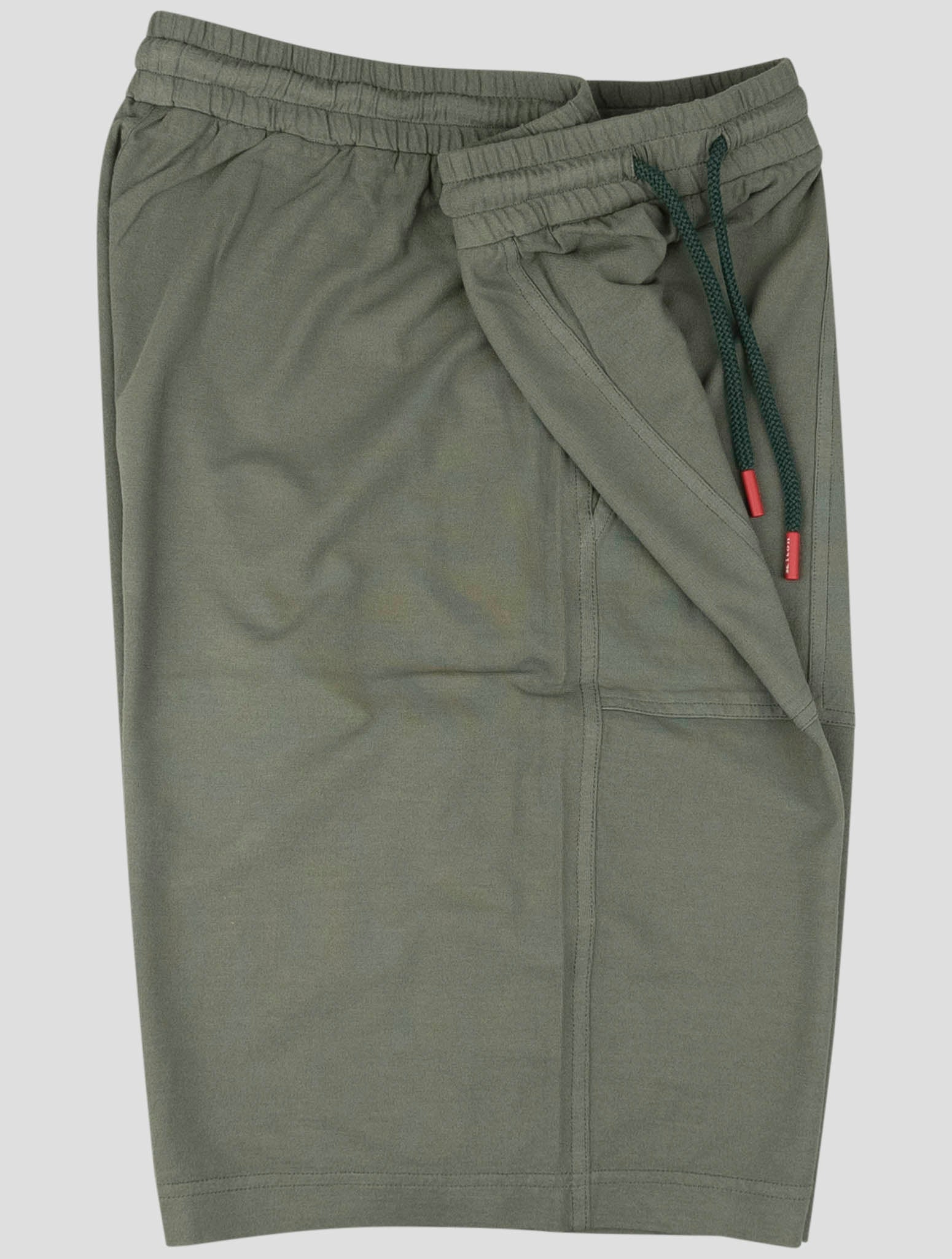 Kiton Green Cotton Short Pant