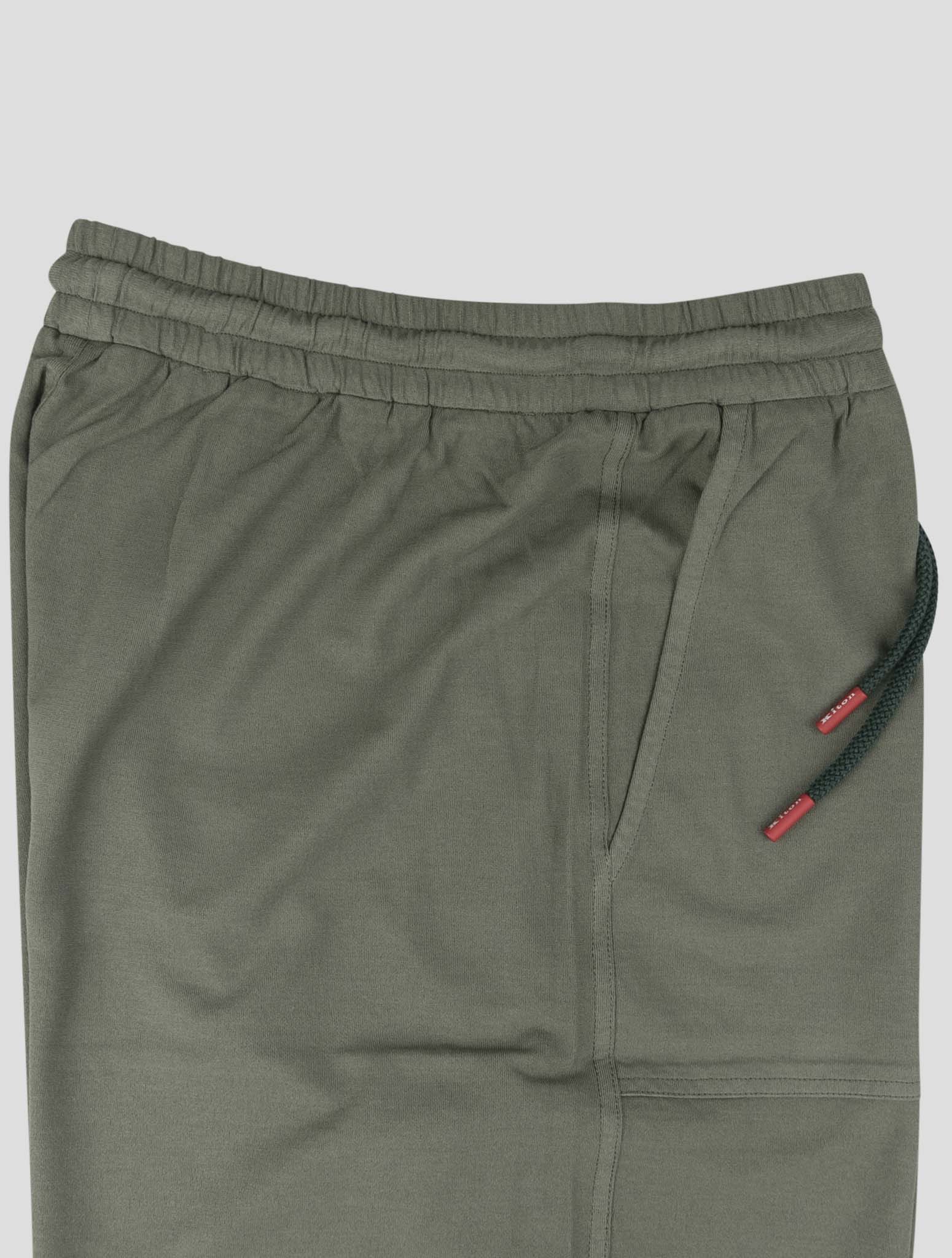 Kiton Green Cotton Short Pant