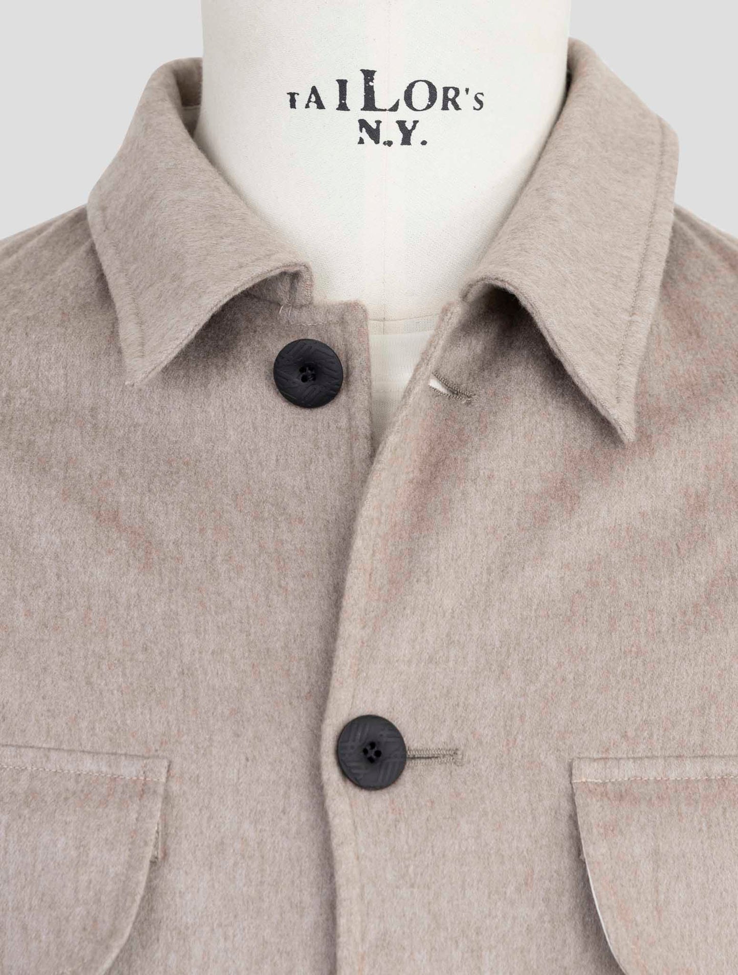 kiton Knt Brown Cashmere Pa Ea Overshirt