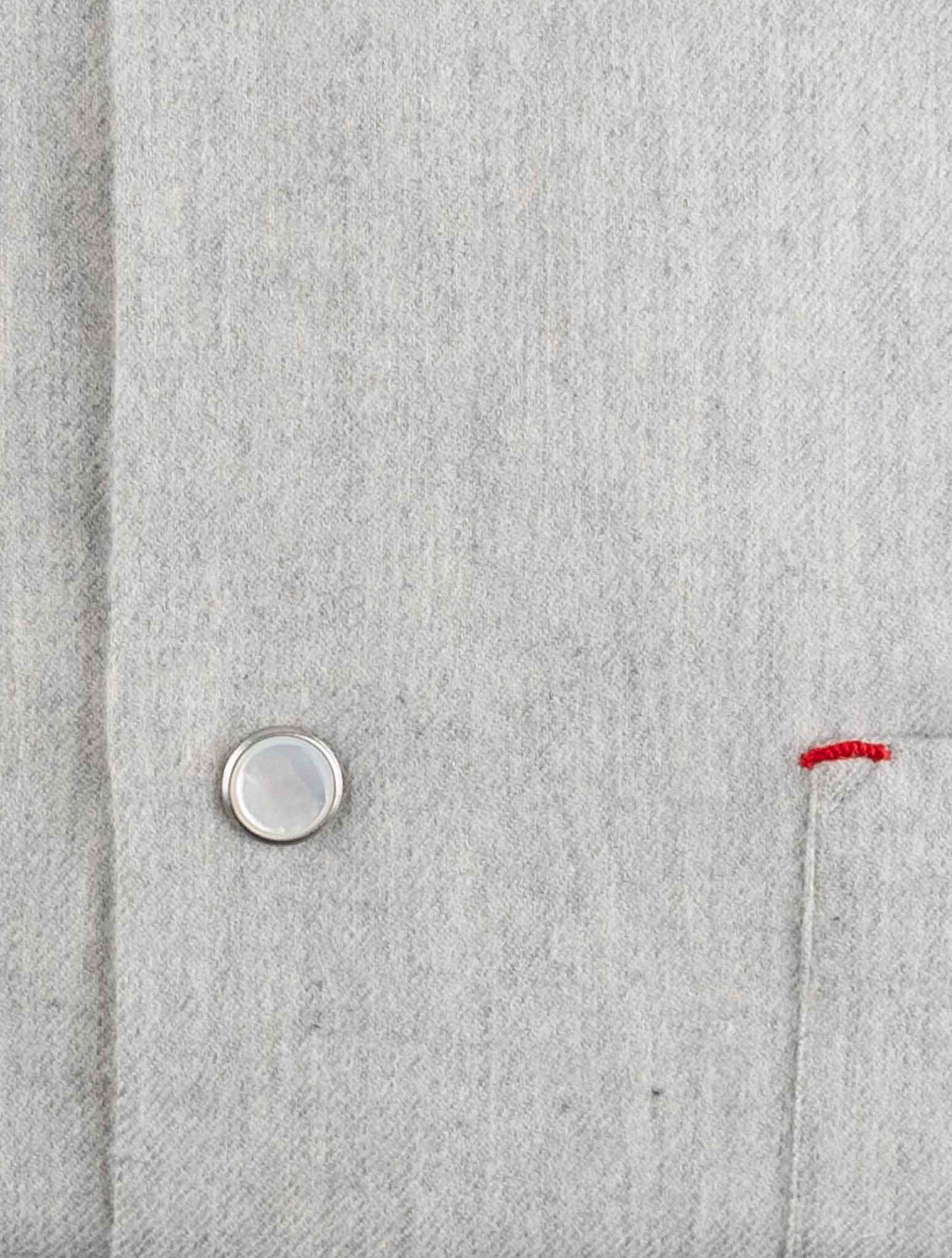 Kiton Gray Cotton Shirt