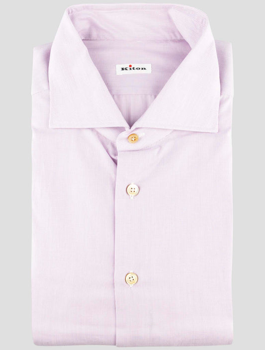 Kiton White Cotton Shirt