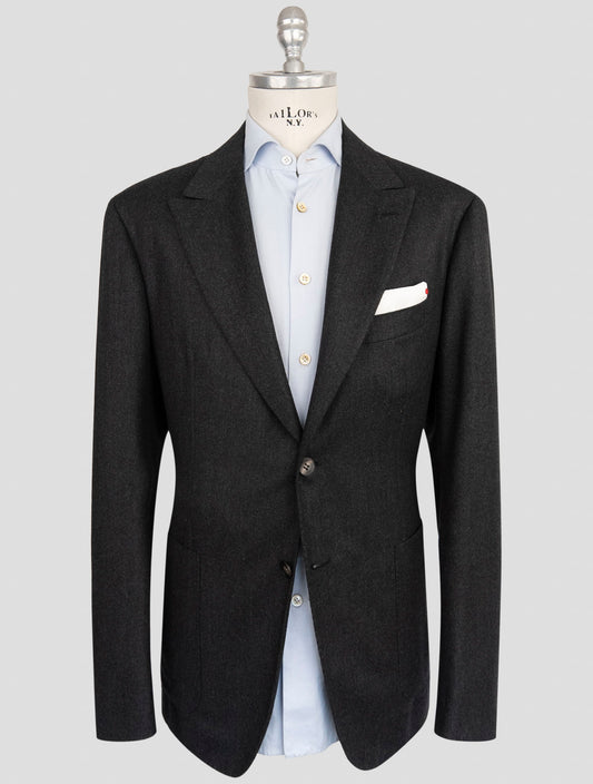 Kiton Dark Gray Cashmere Suit