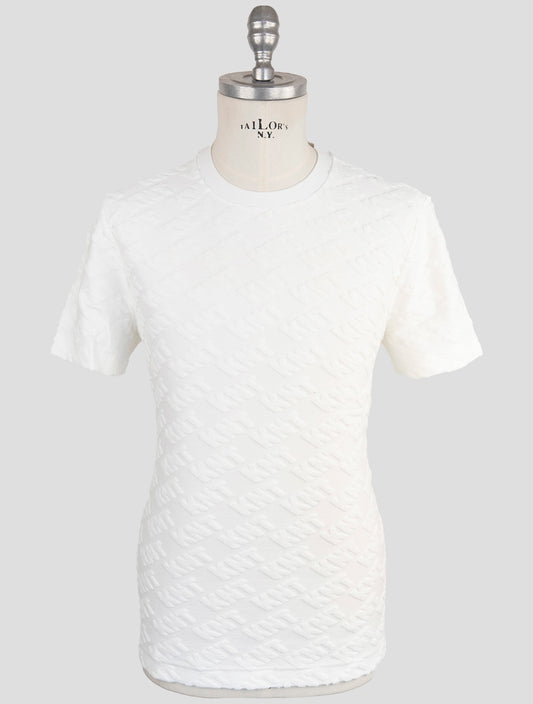 Kiton Knt White Cotton Pa T-Shirt
