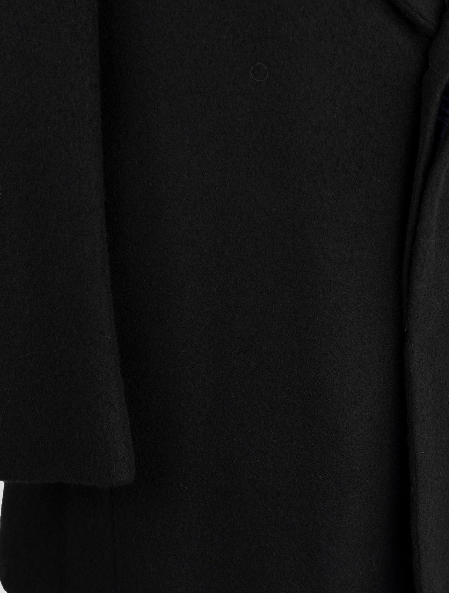 Kiton Knt Black Cashmere Pa Overcoat