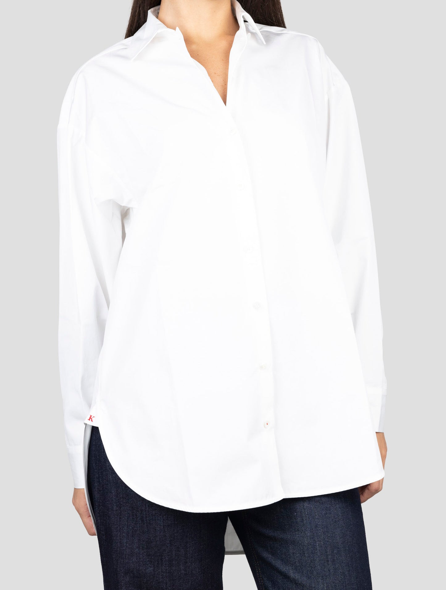 Kiton White Cotton Shirt