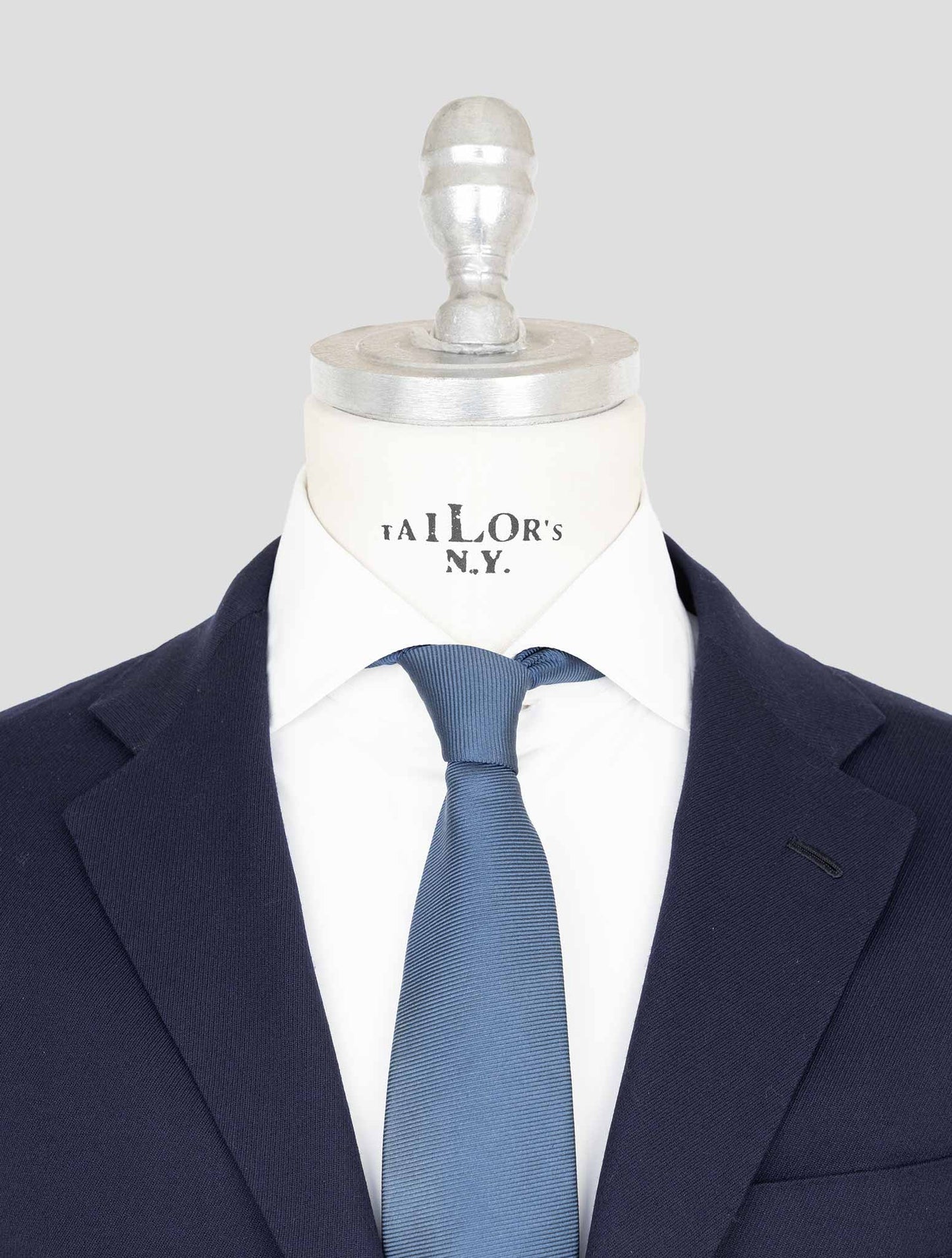 Kiton Knt Blue Virgin Wool Ea Suit