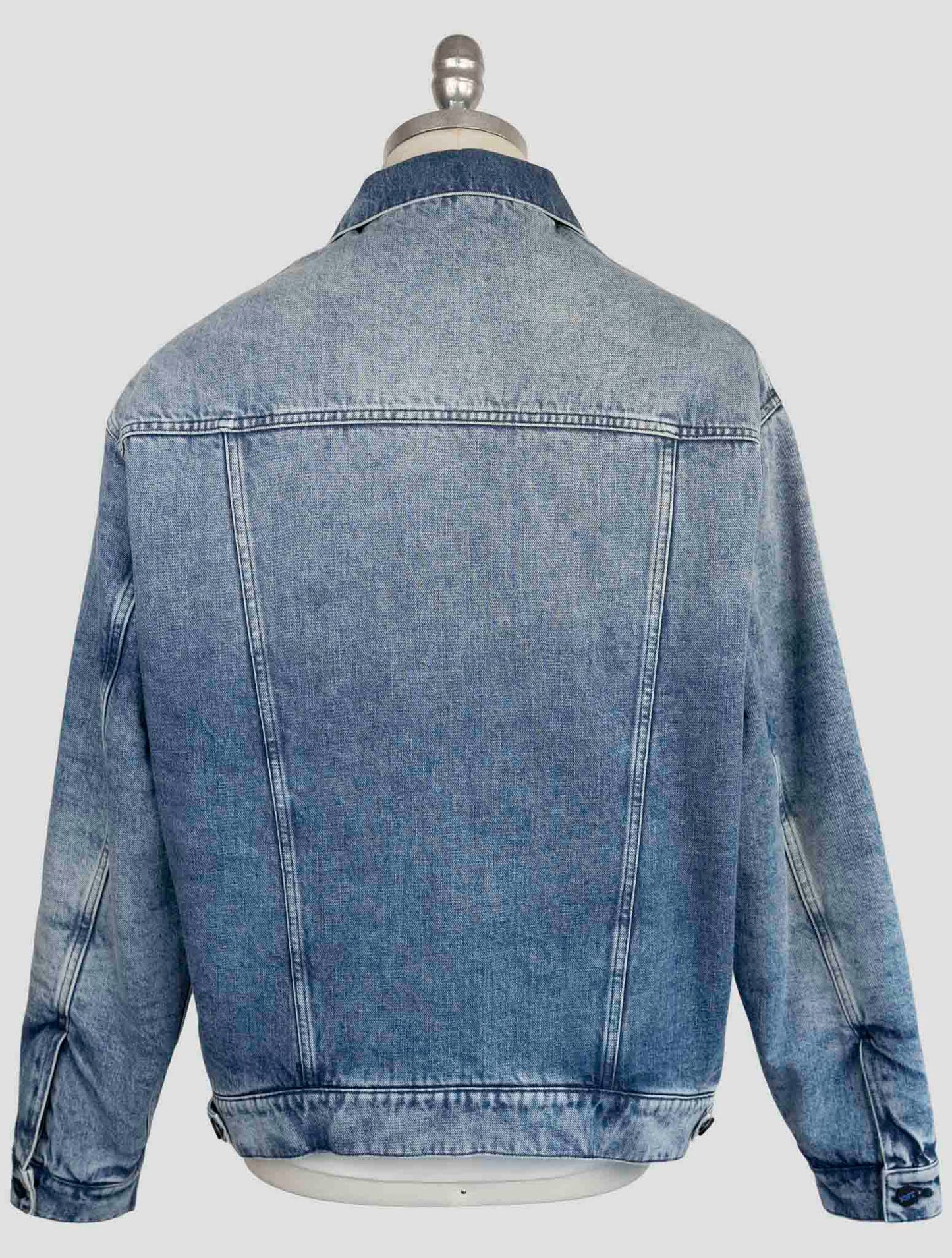 Kiton Knt Denim Cotton Ea Coat
