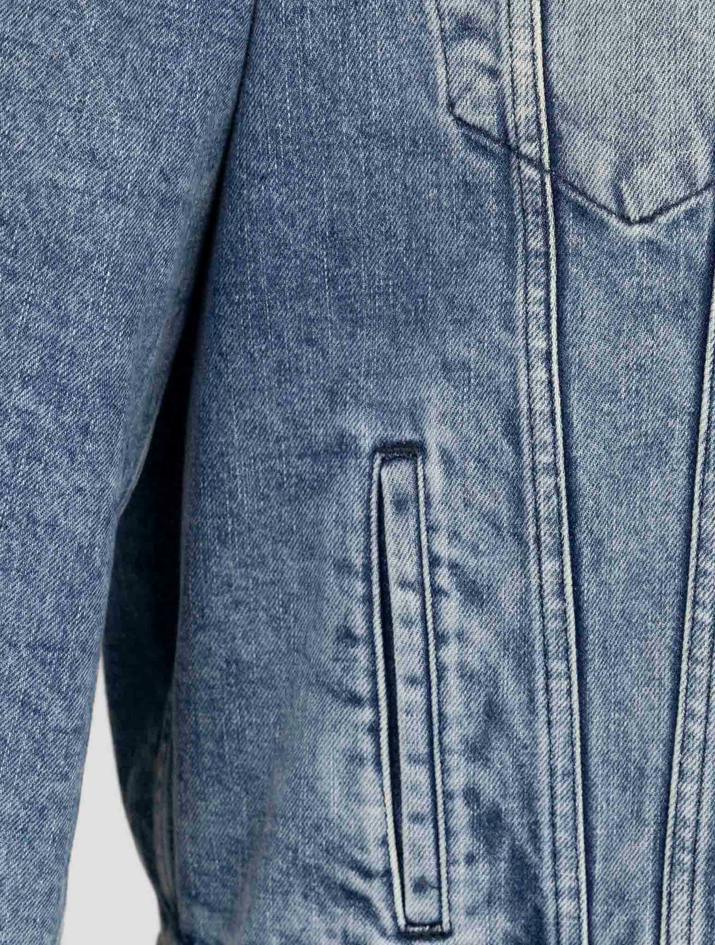 Kiton Knt Denim Cotton Ea Coat