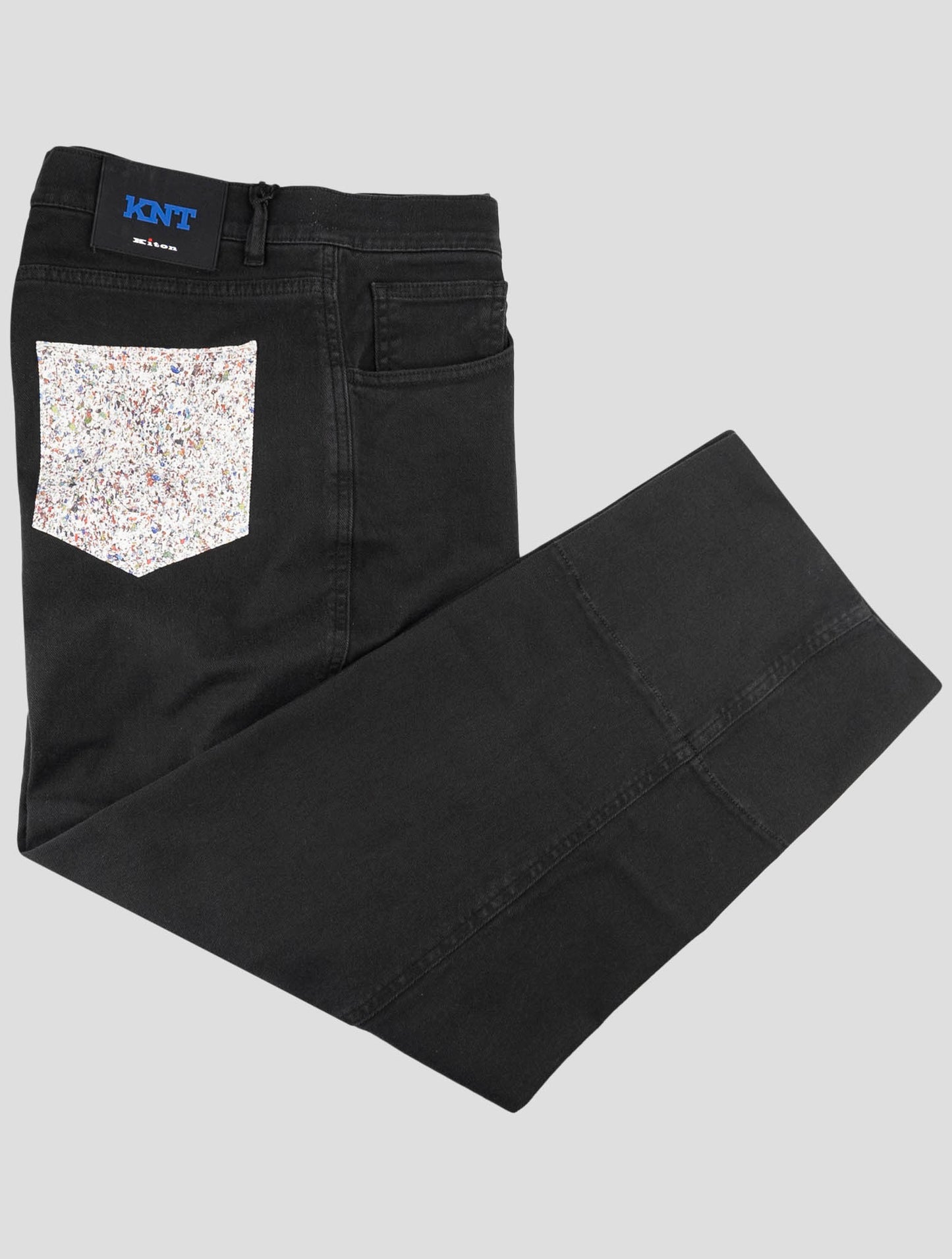 Kiton Knt Black Cotton Ea Pants
