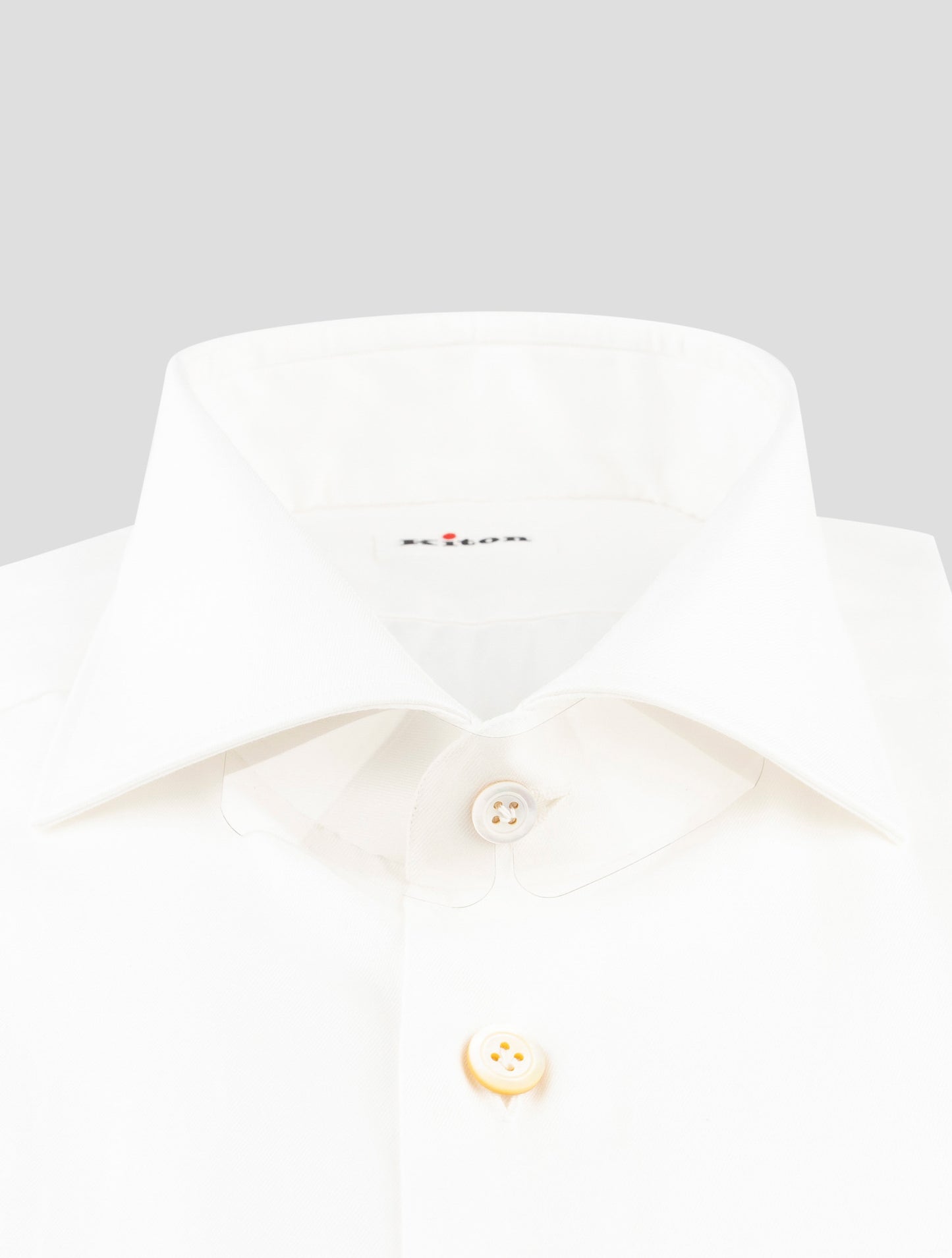Kiton White Cotton Shirt