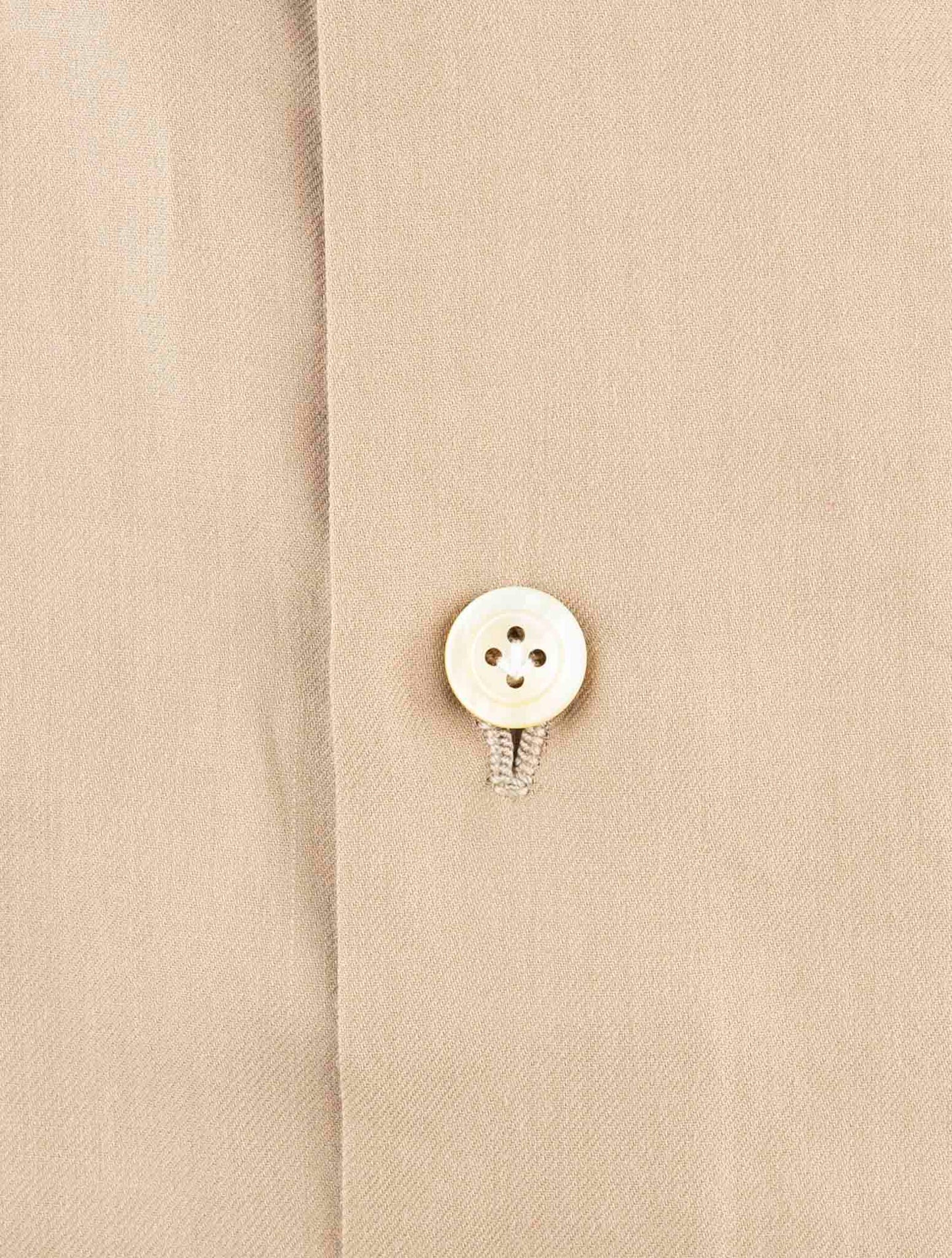 Kiton Brown Cotton Shirt