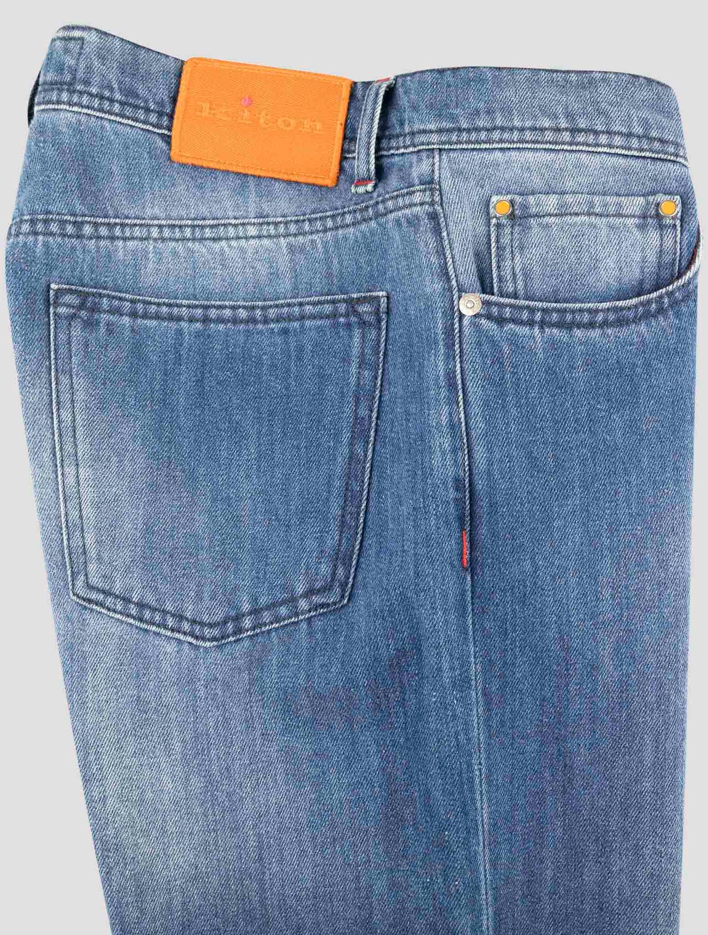 Kiton Denim Cotton Wool Ea Jeans