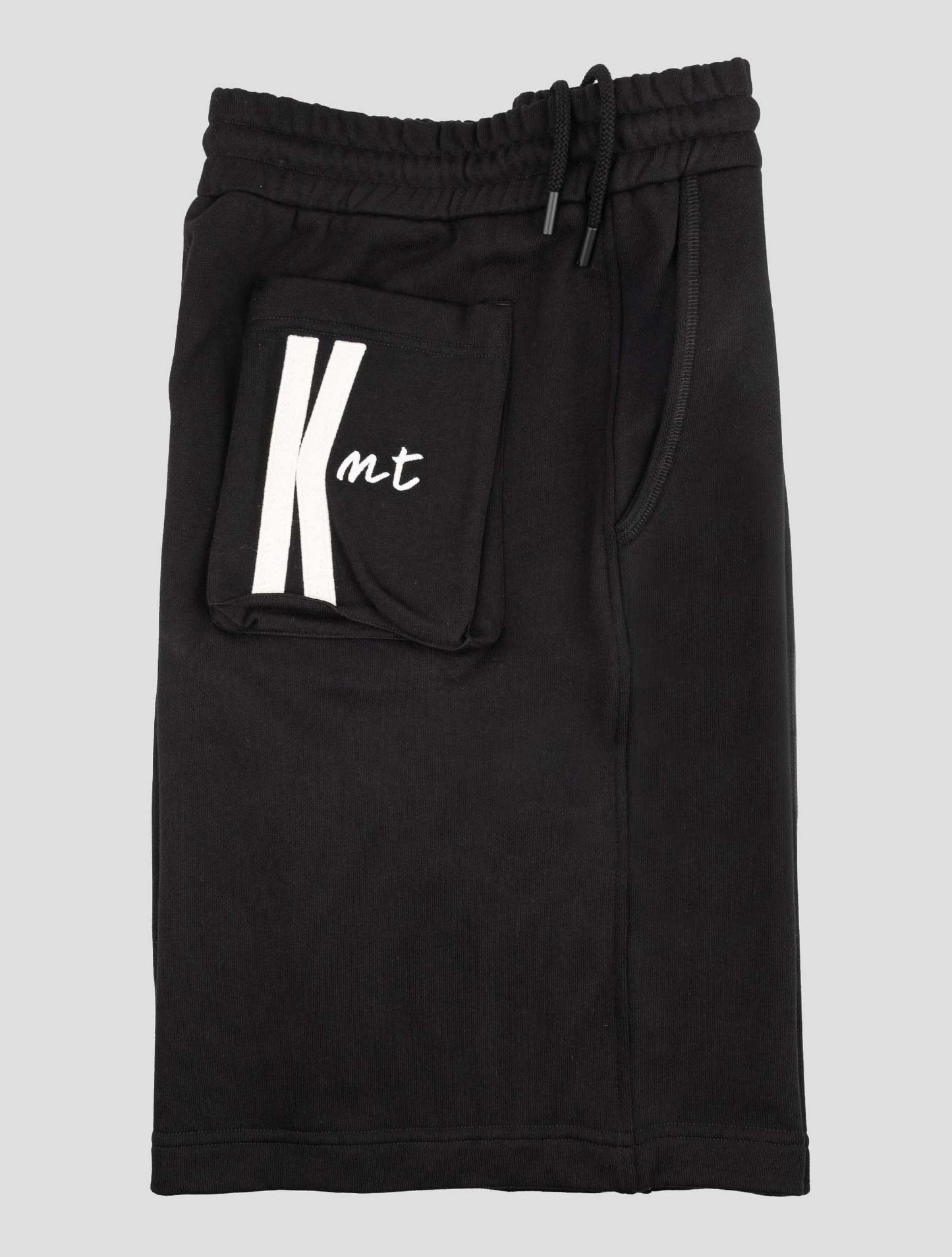 Kiton Knt Black Cotton Short Pants