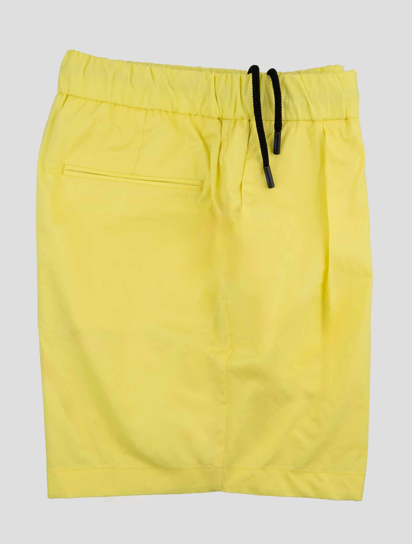 Kiton Knt Yellow Cotton Short Pants