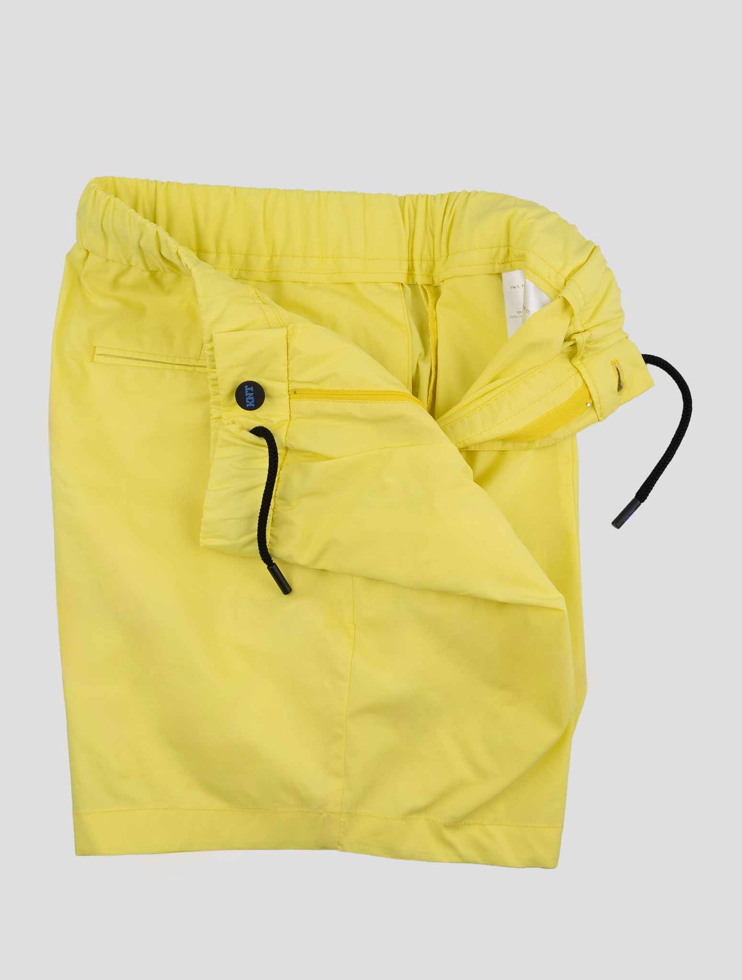 Kiton Knt Yellow Cotton Short Pants
