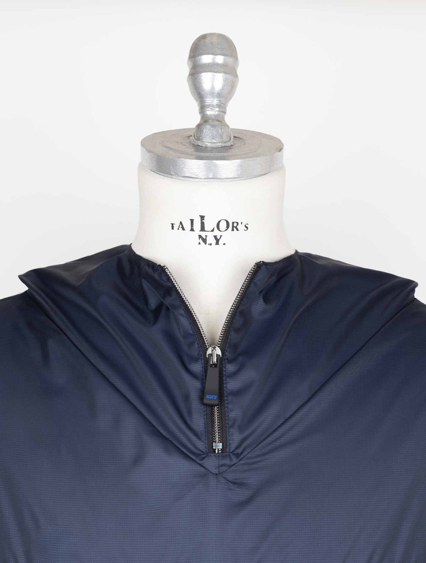 Kiton Knt Blue Pl Coat