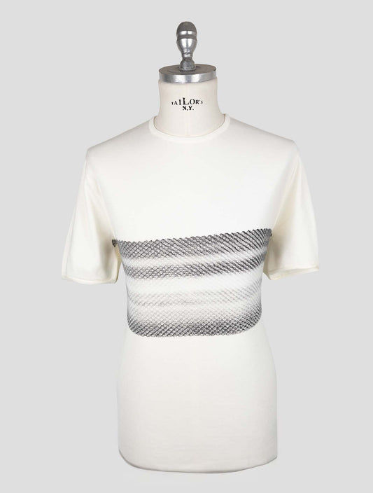 Kiton Knt White Cotton T-Shirt