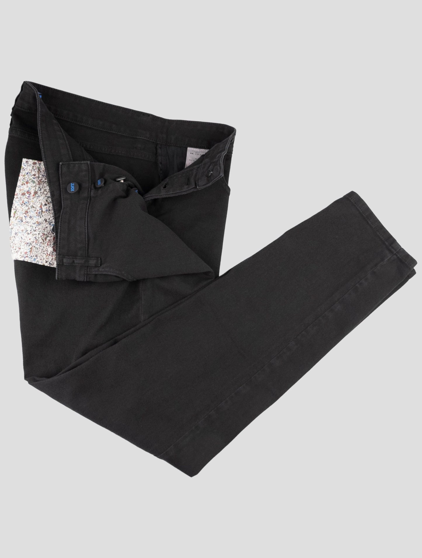 Kiton Knt Black Cotton Ea Pants
