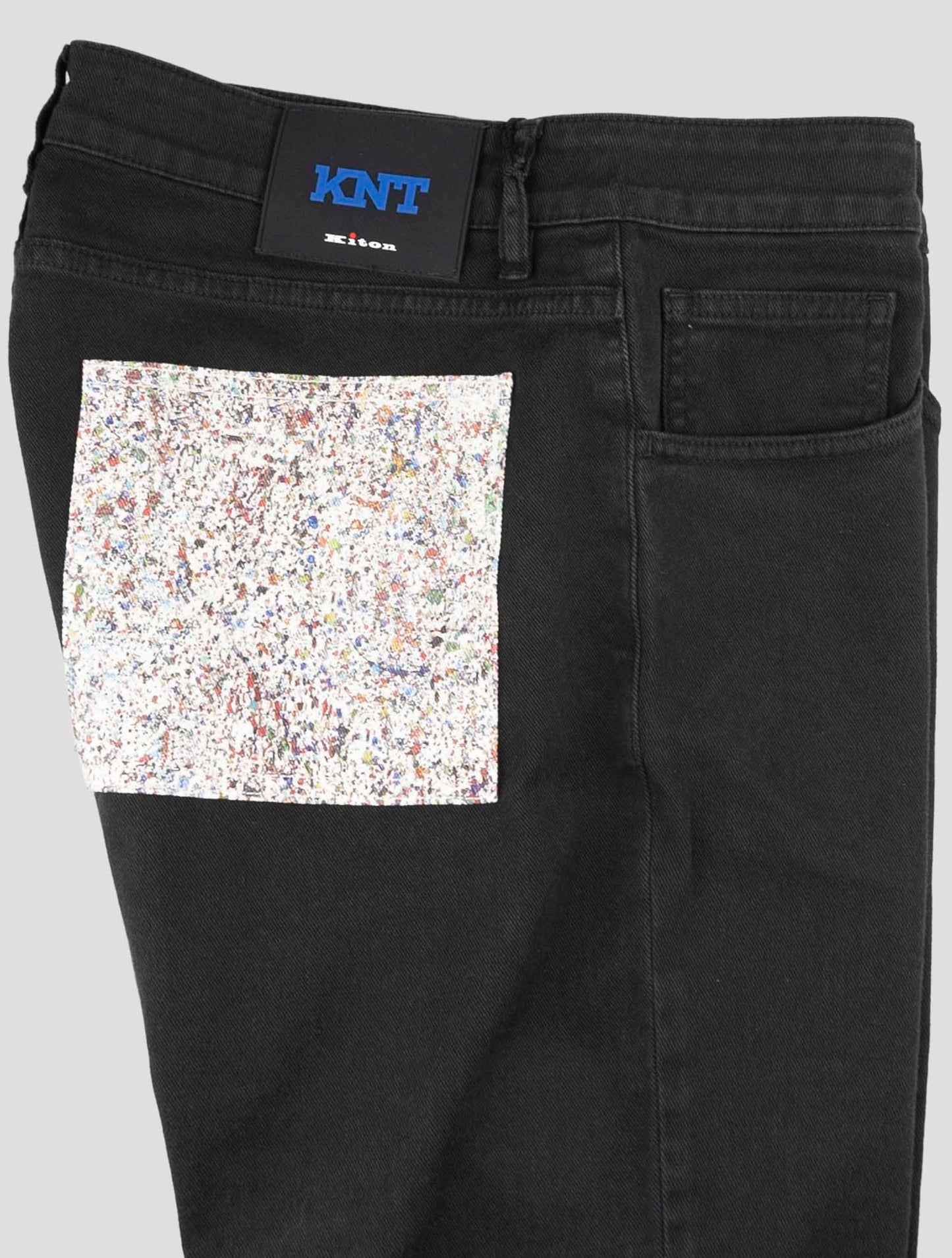 Kiton Knt Black Cotton Ea Pants