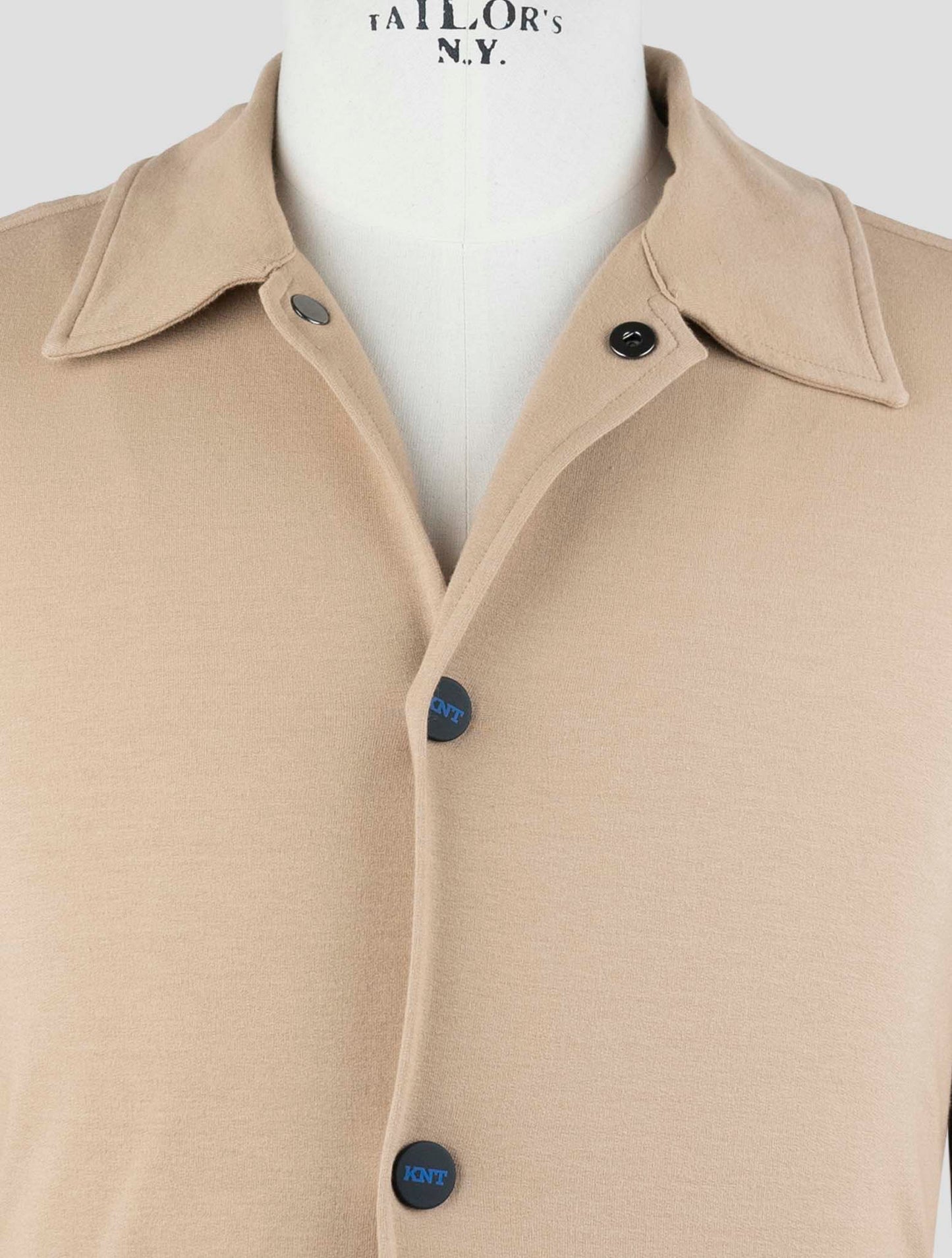 Kiton Knt Blue Cotton Ea Shirt